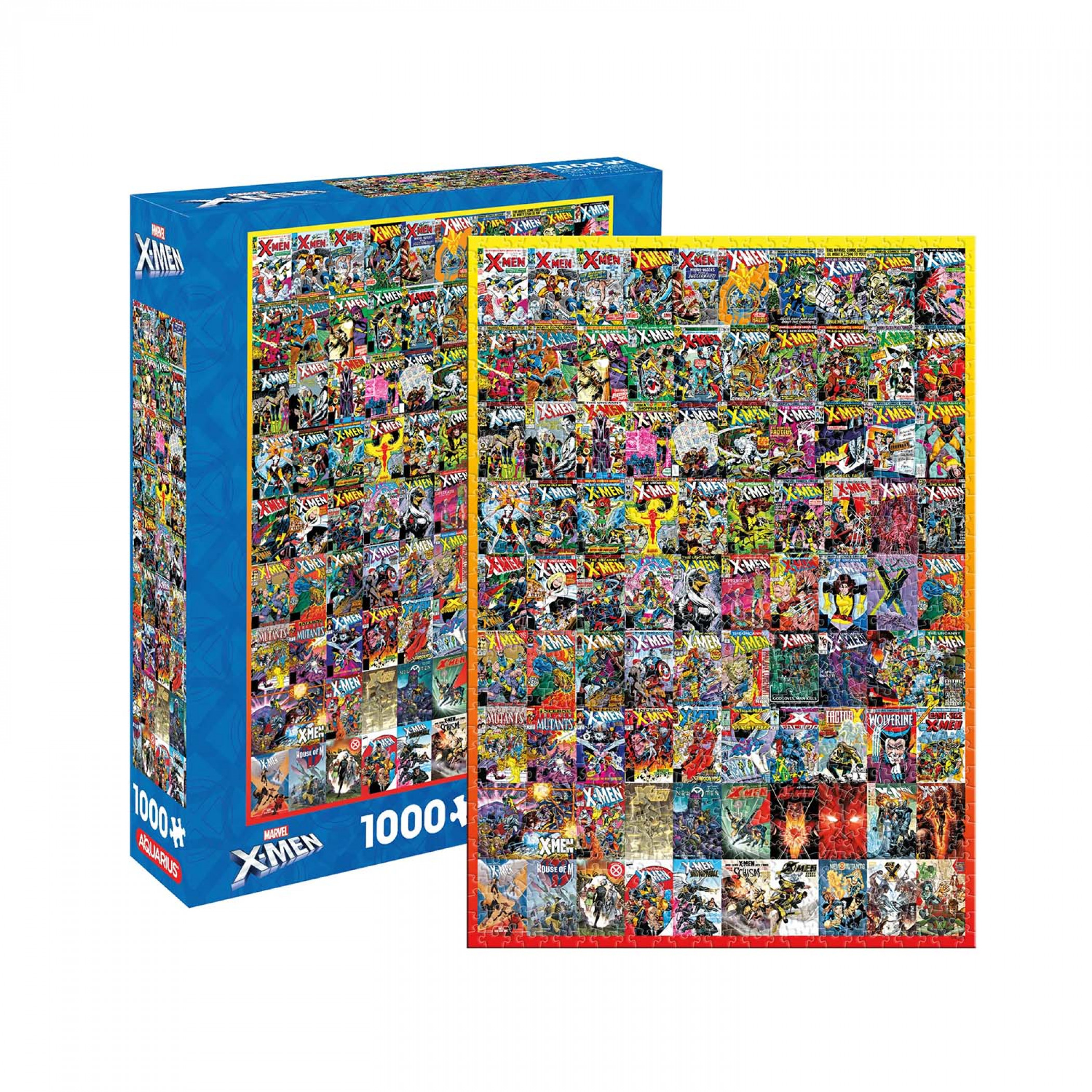 X-Men Comic Covers 1 000 Piece Jigsaw Puzzle, Multi-Color