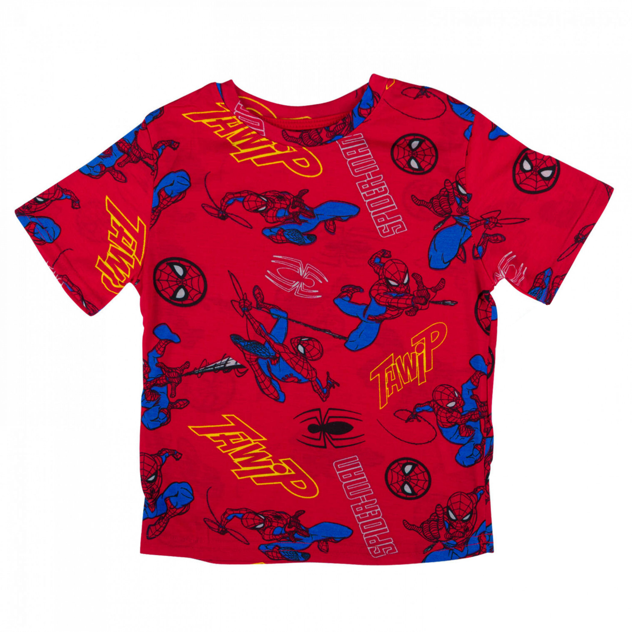 Spider-Man Web Action Youth T-Shirt, Red