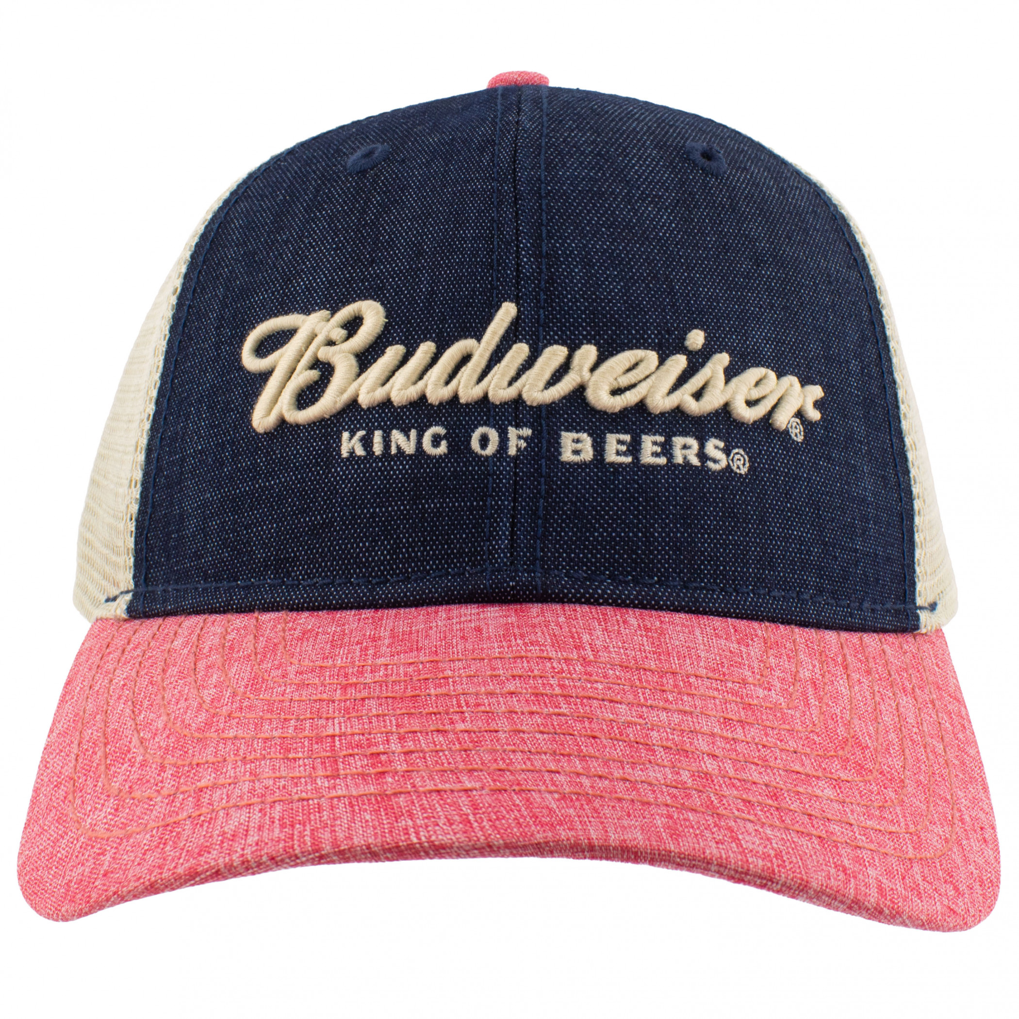 Budweiser Classic Logo and Colors Adjustable Snapback