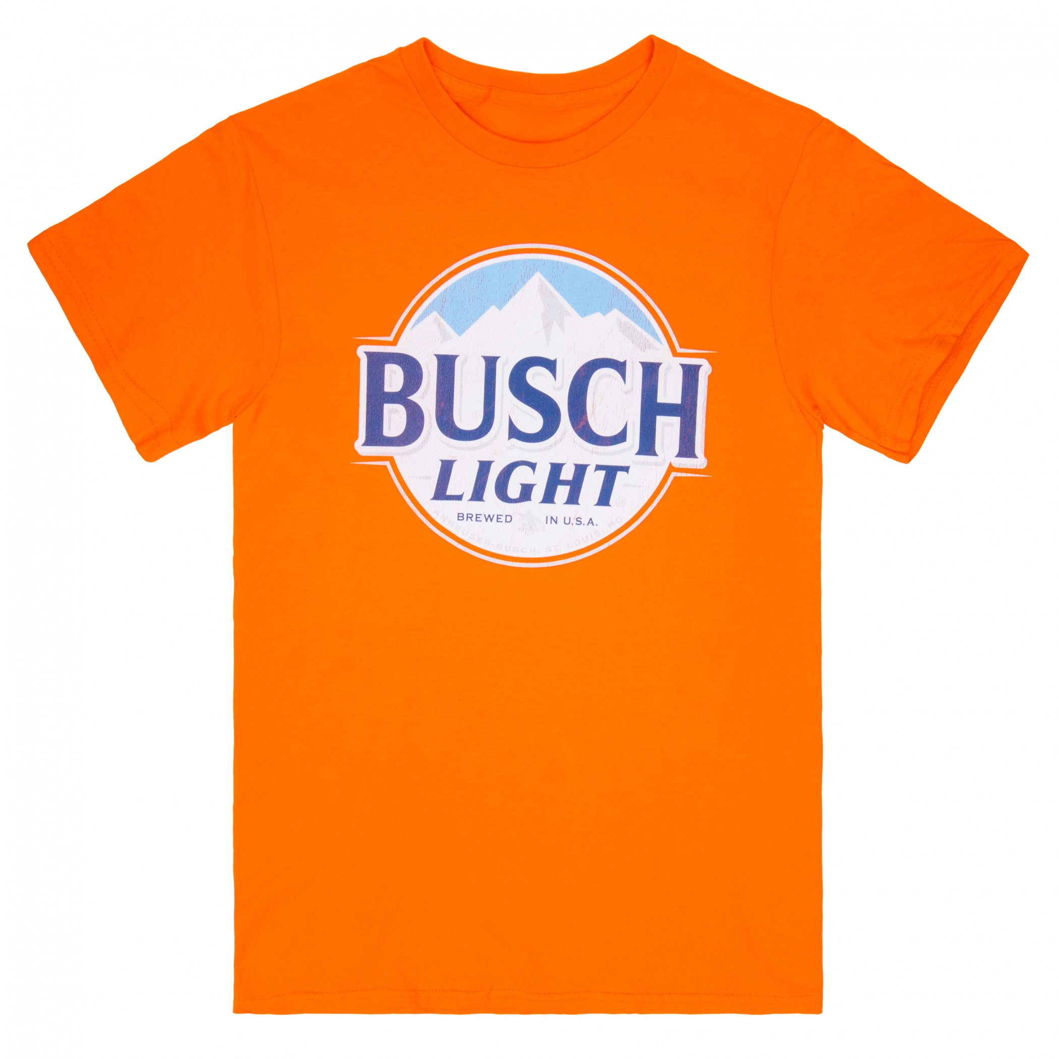 Busch Light Basic Logo Hunter Orange T-Shirt