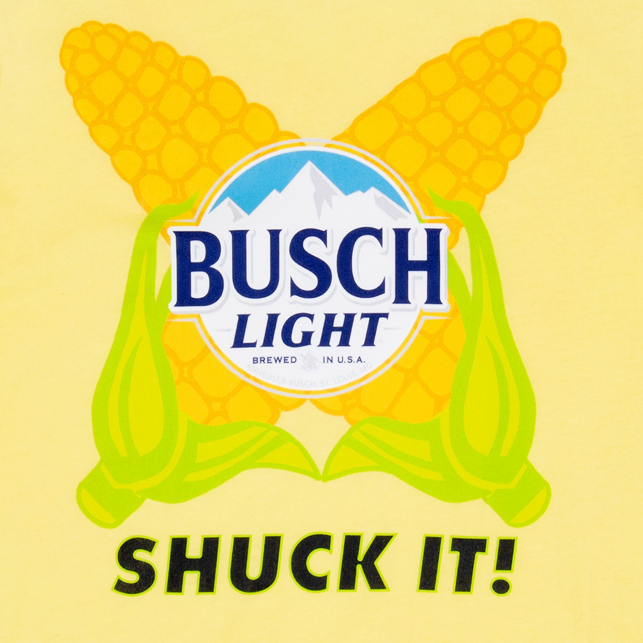 Busch Light Shuck It! Corn Yellow T-Shirt