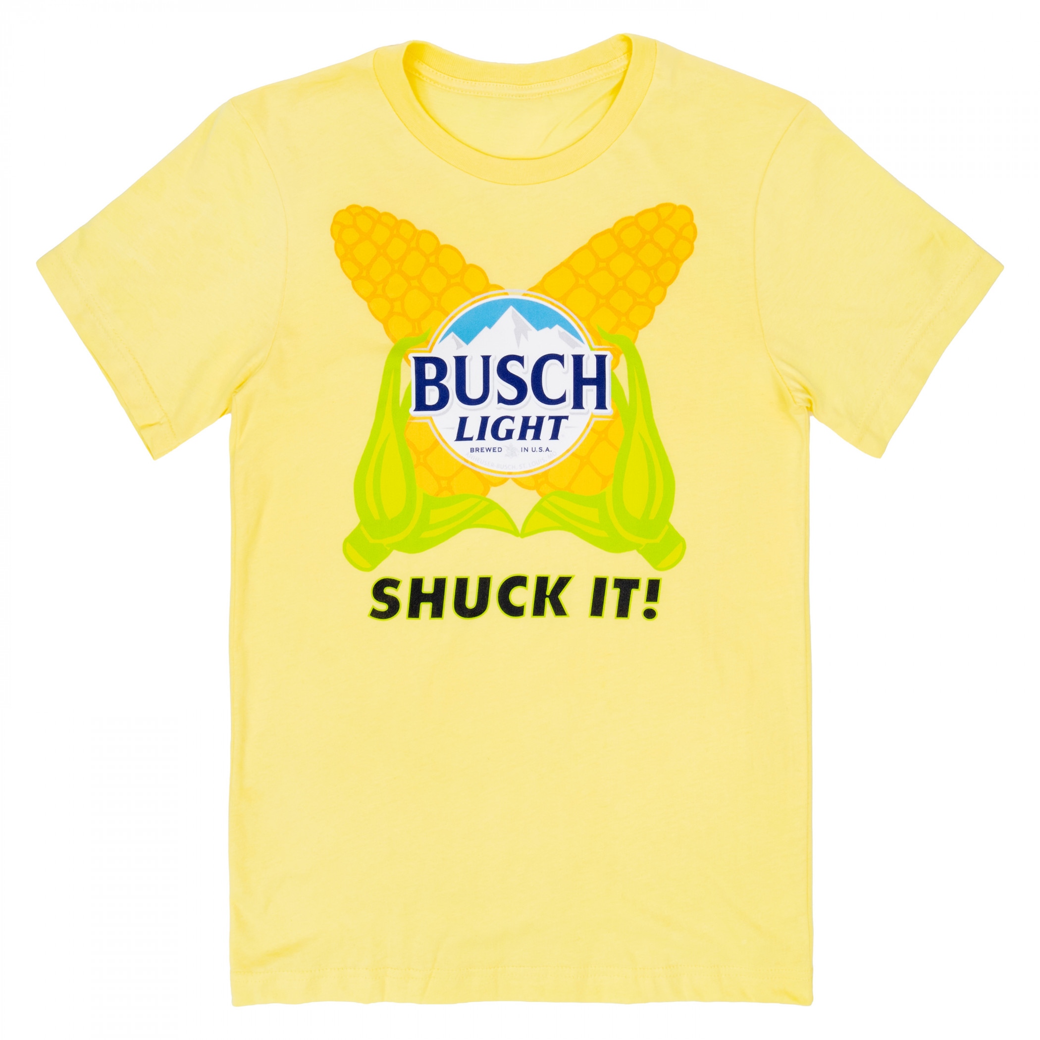 Busch Light Shuck It! Corn Yellow T-Shirt