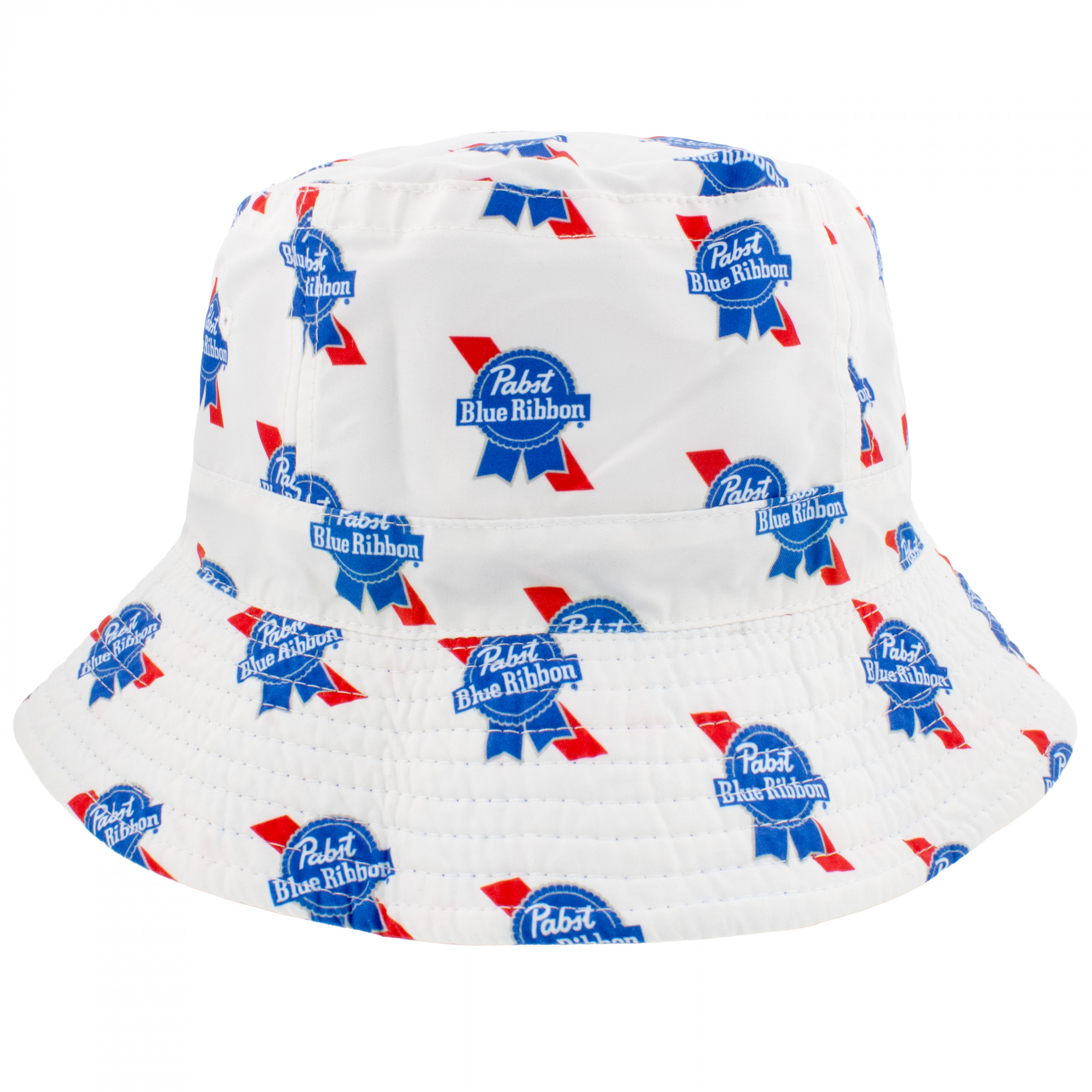 Pabst Blue Ribbon Logo Reversible Bucket Hat