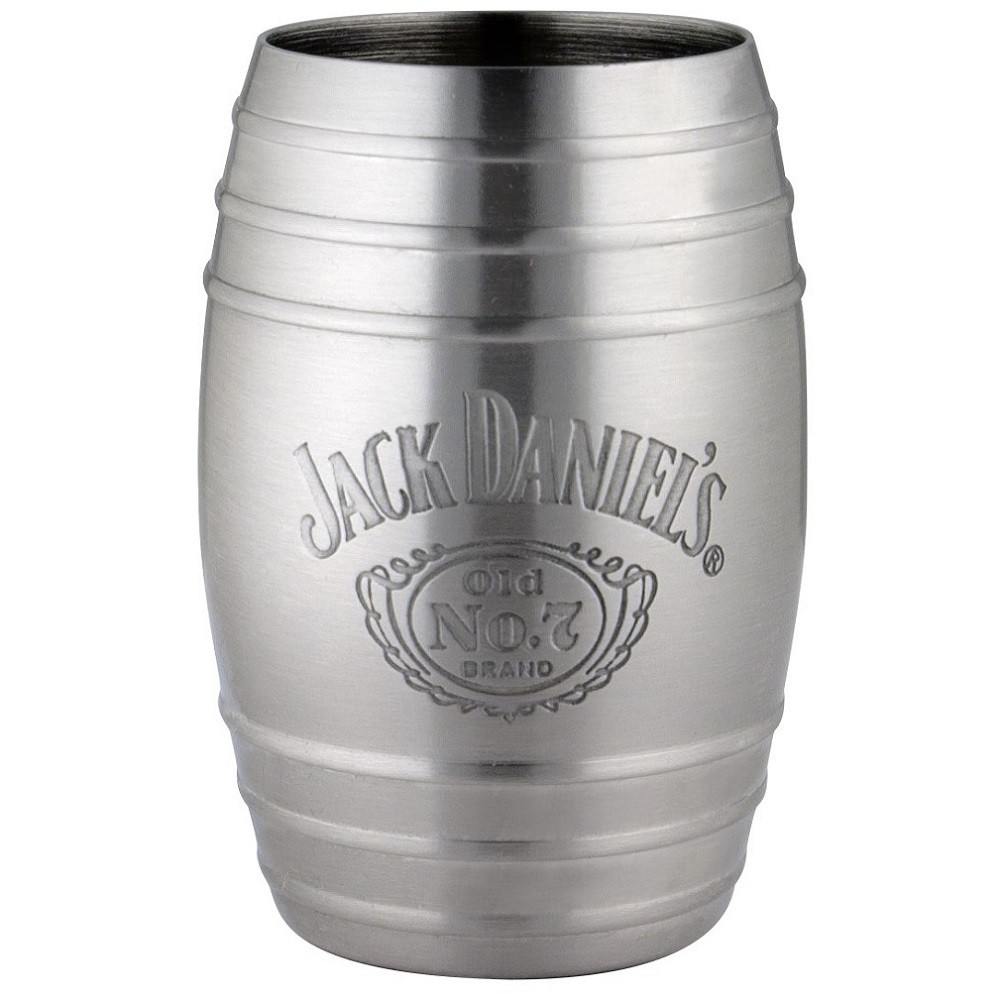 Jack Daniels Bottle Logo Barrel Shot Glass