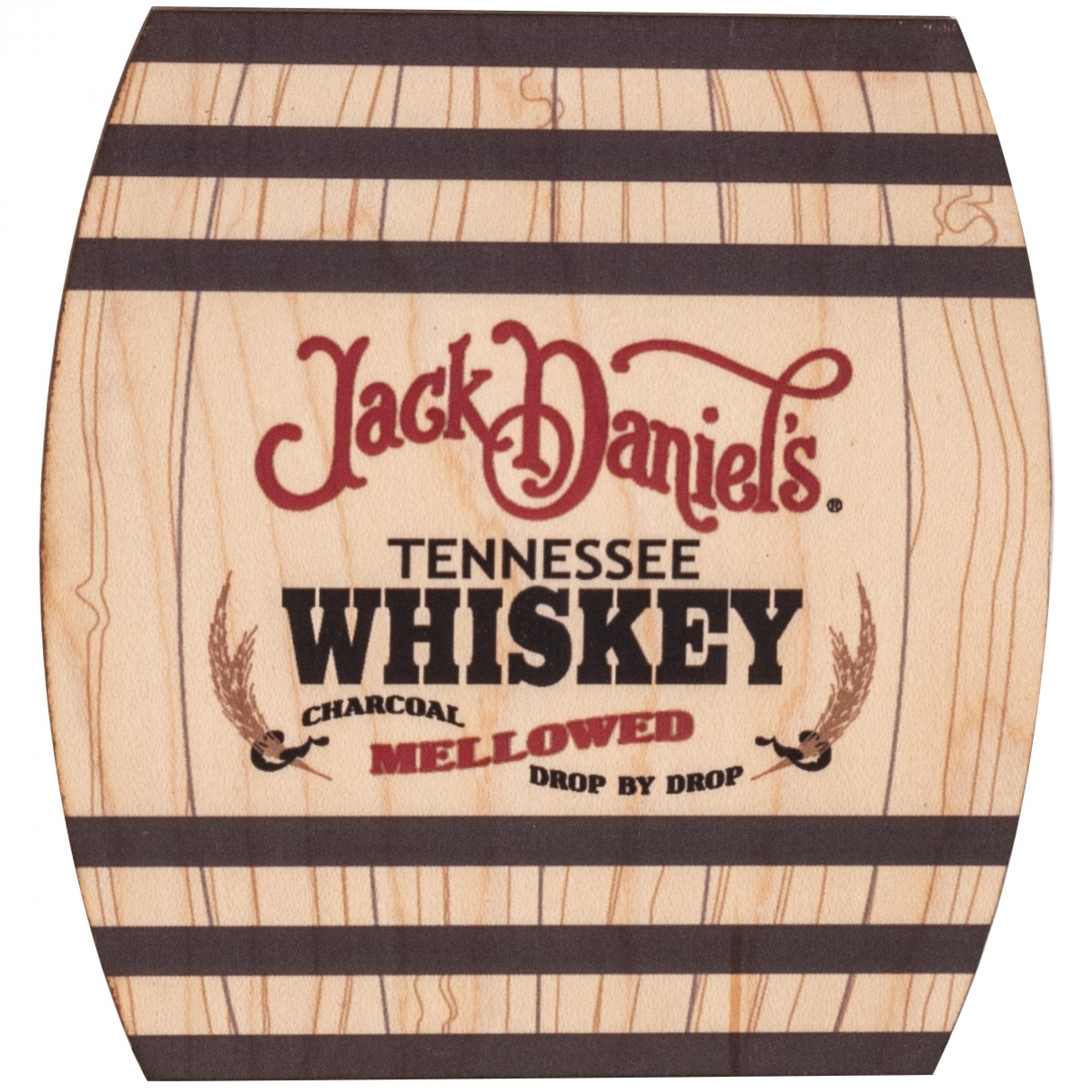 Jack Daniel’s Assorted Retro Logos 4-Piece Wooden Coaster Set