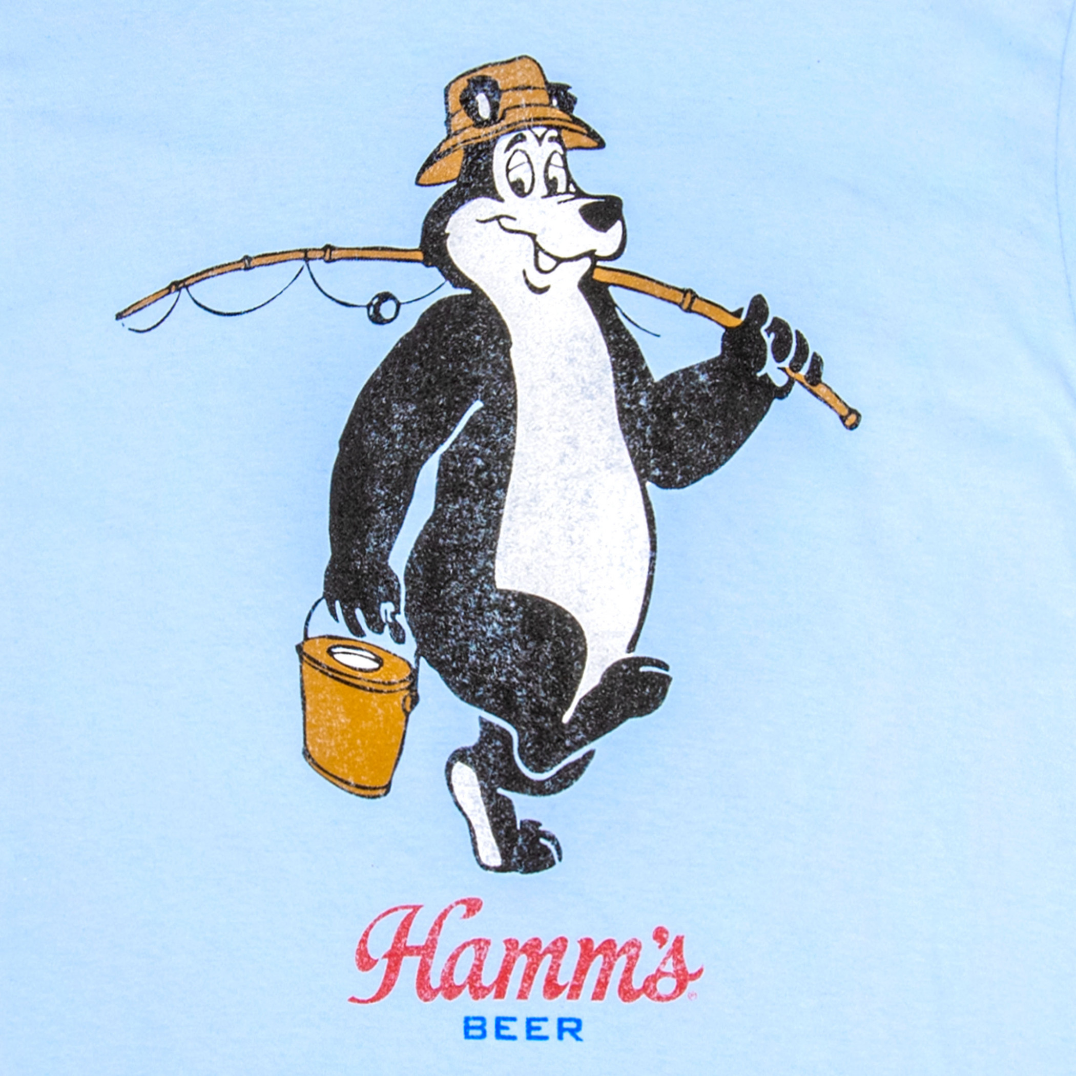 Hamm's Beer Bear Gone Fishin' T-Shirt