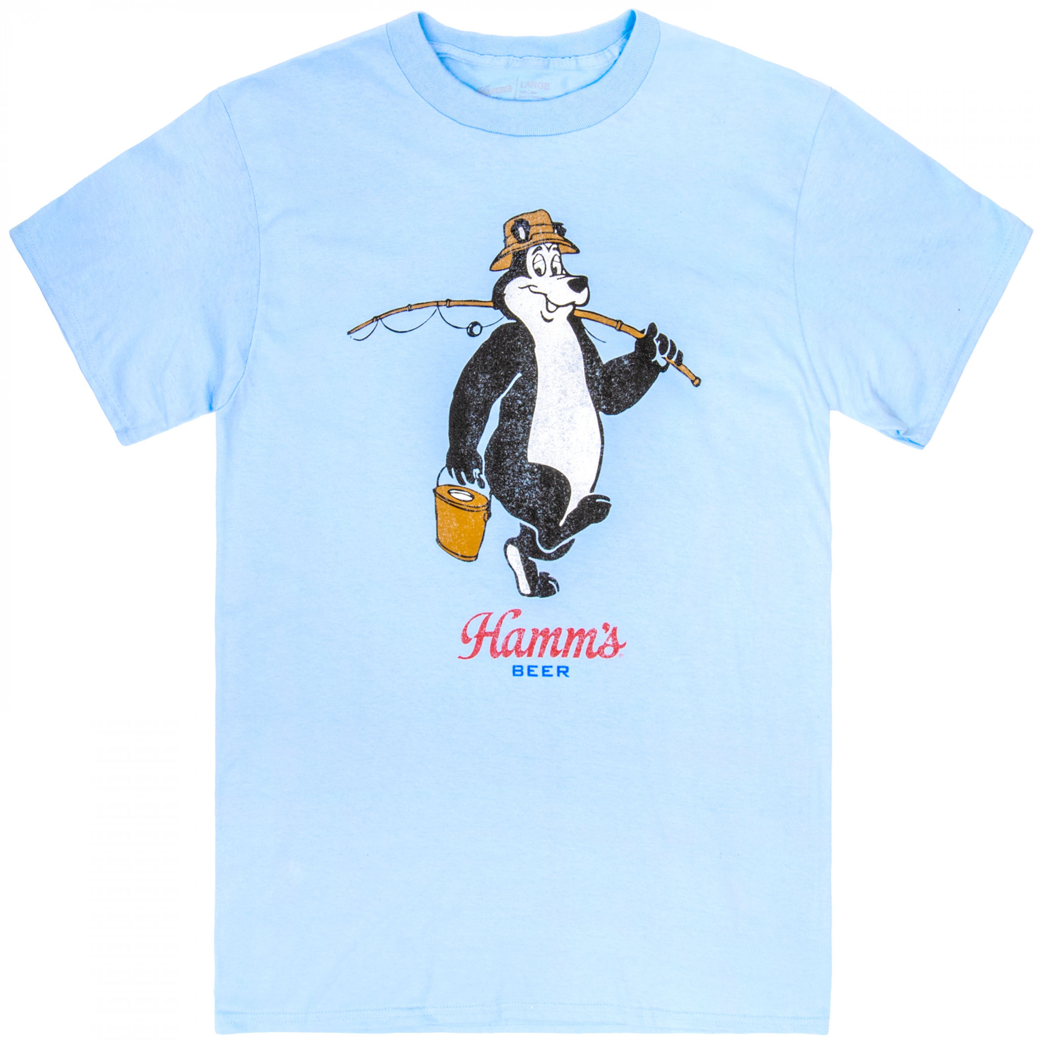 Hamm's Beer Bear Gone Fishin' T-Shirt