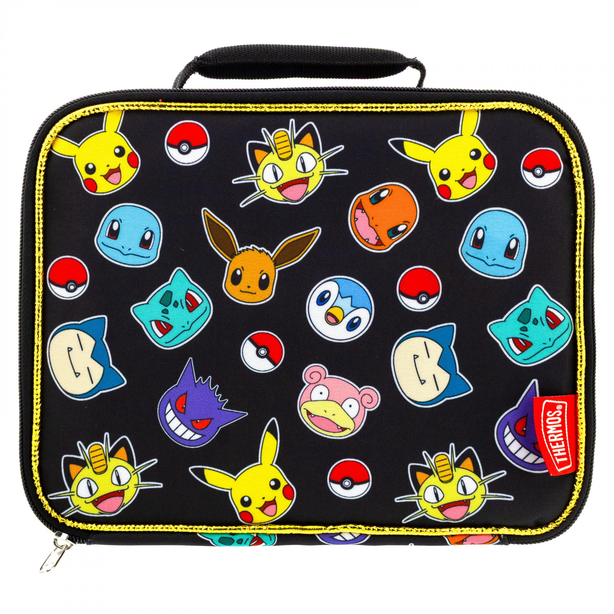 Pokemon Fan Faves Thermos Insulated Lunch Box, Black