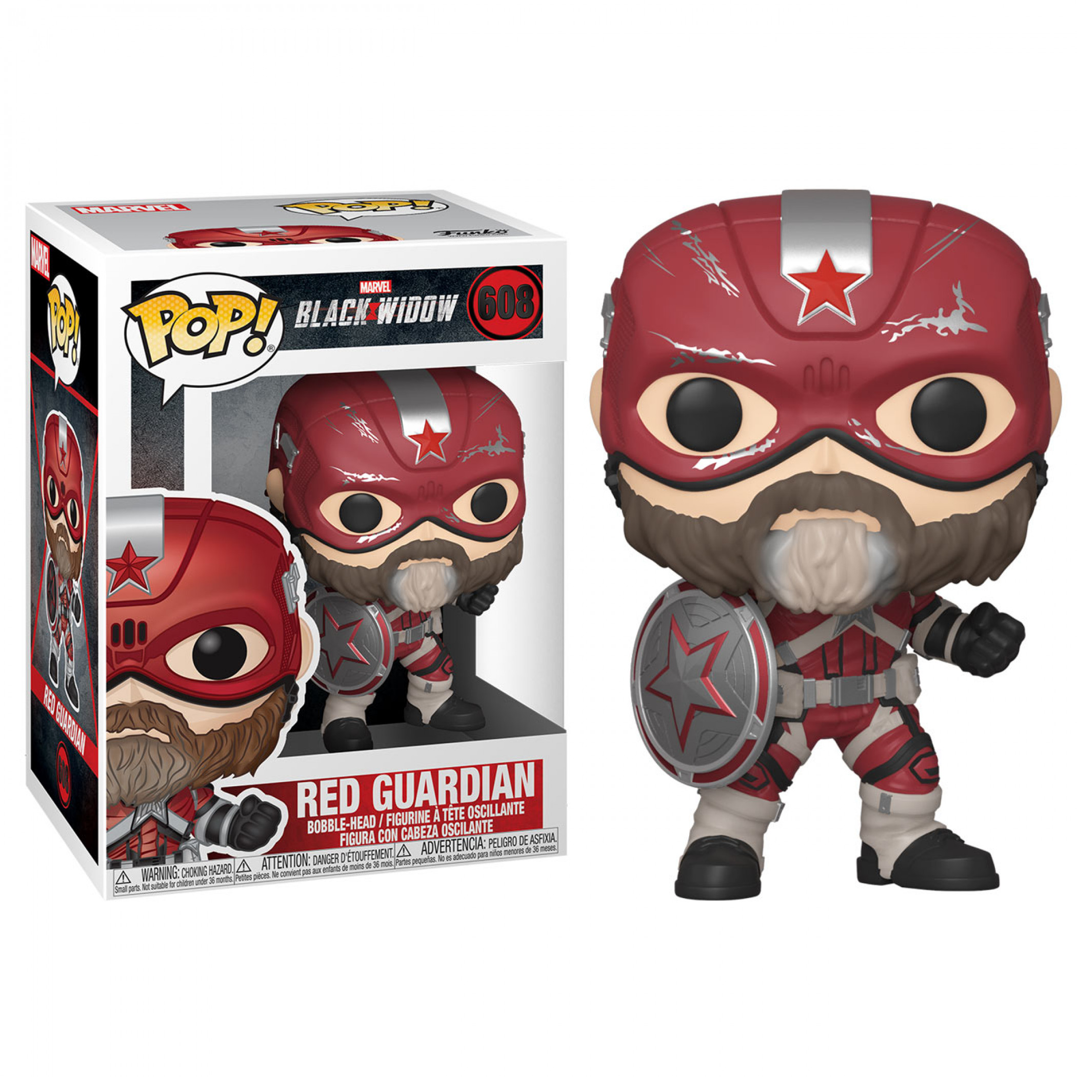Marvel: Black Widow Movie Red Guardian Funko Pop!, Red