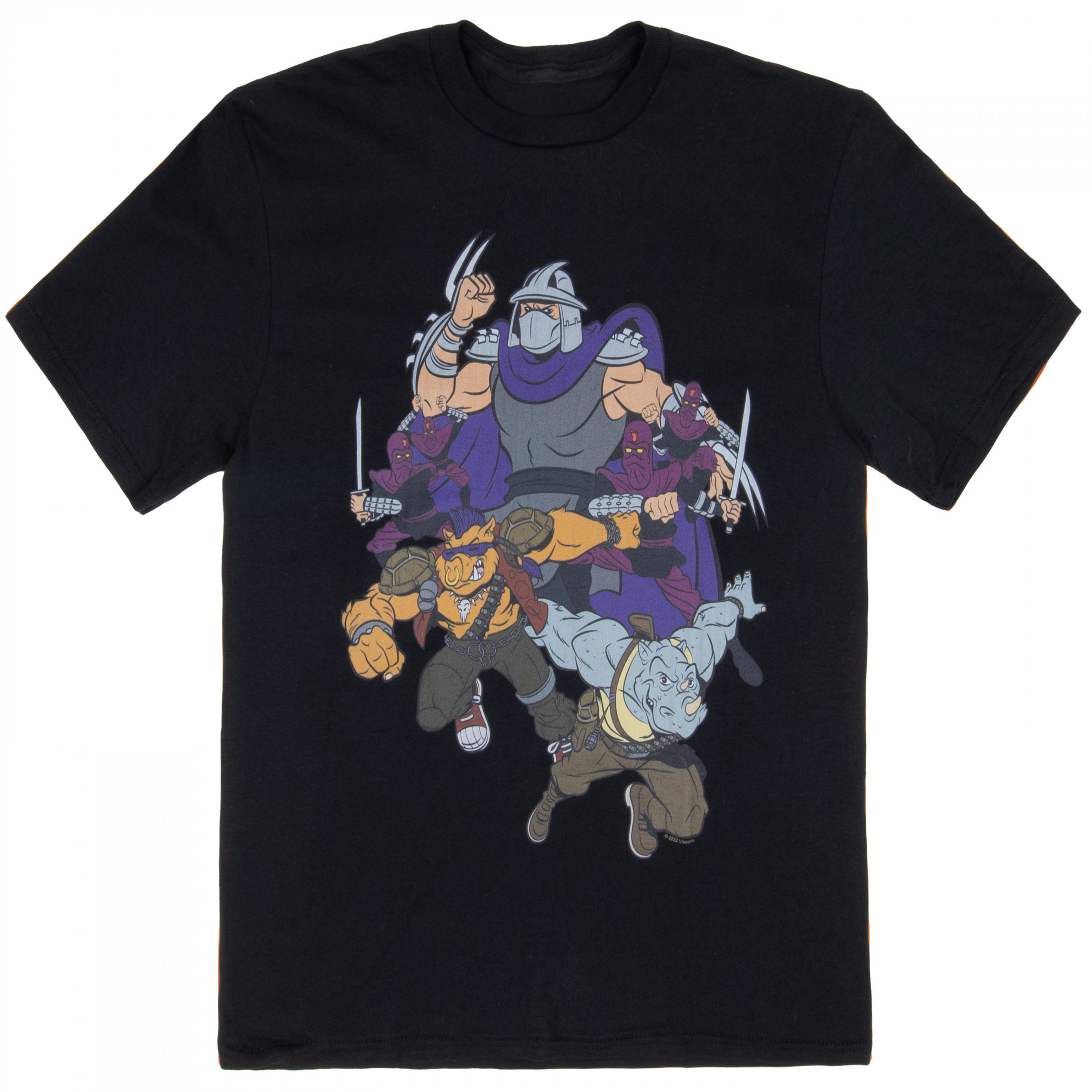 Teenage Mutant Ninja Turtles Shredder and Foot Clan T-Shirt, Black