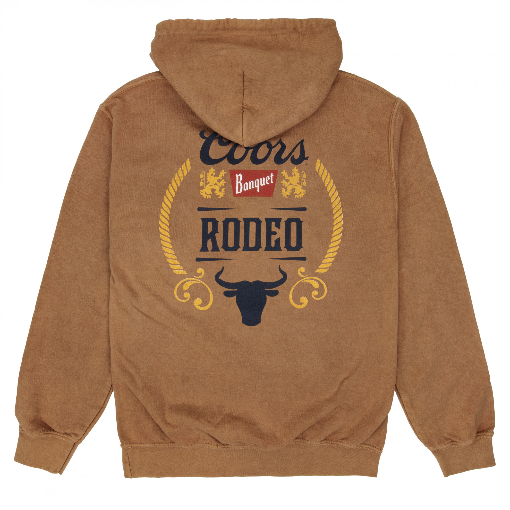Coors Banquet Rodeo Front and Back Print Pullover Hoodie