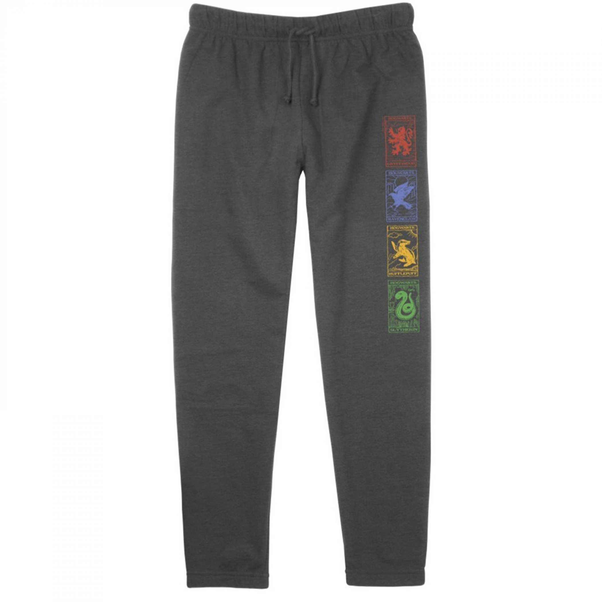 Harry Potter House Banners Lounge Pants, Grey