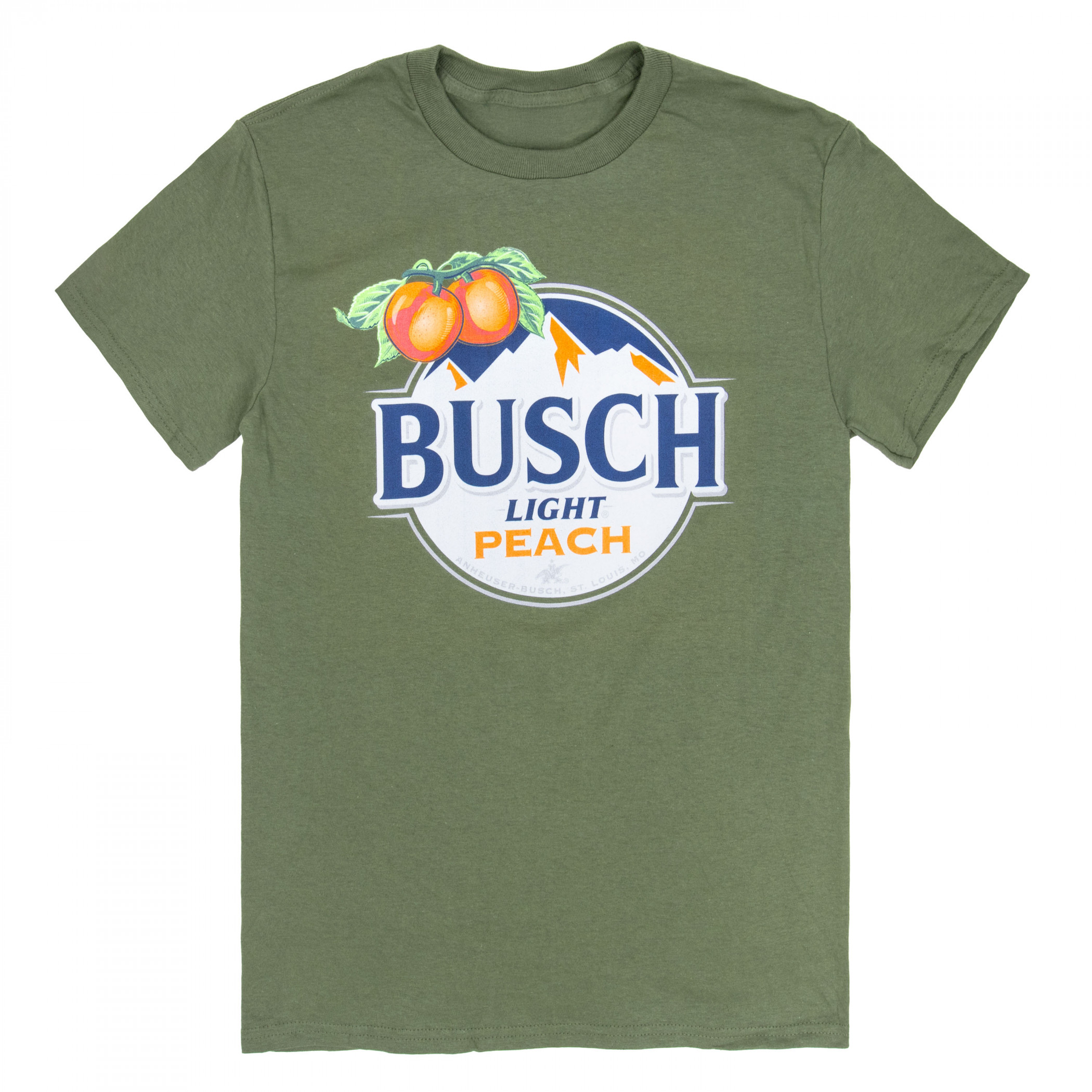 Busch Light Peach Logo Green Colorway T-Shirt