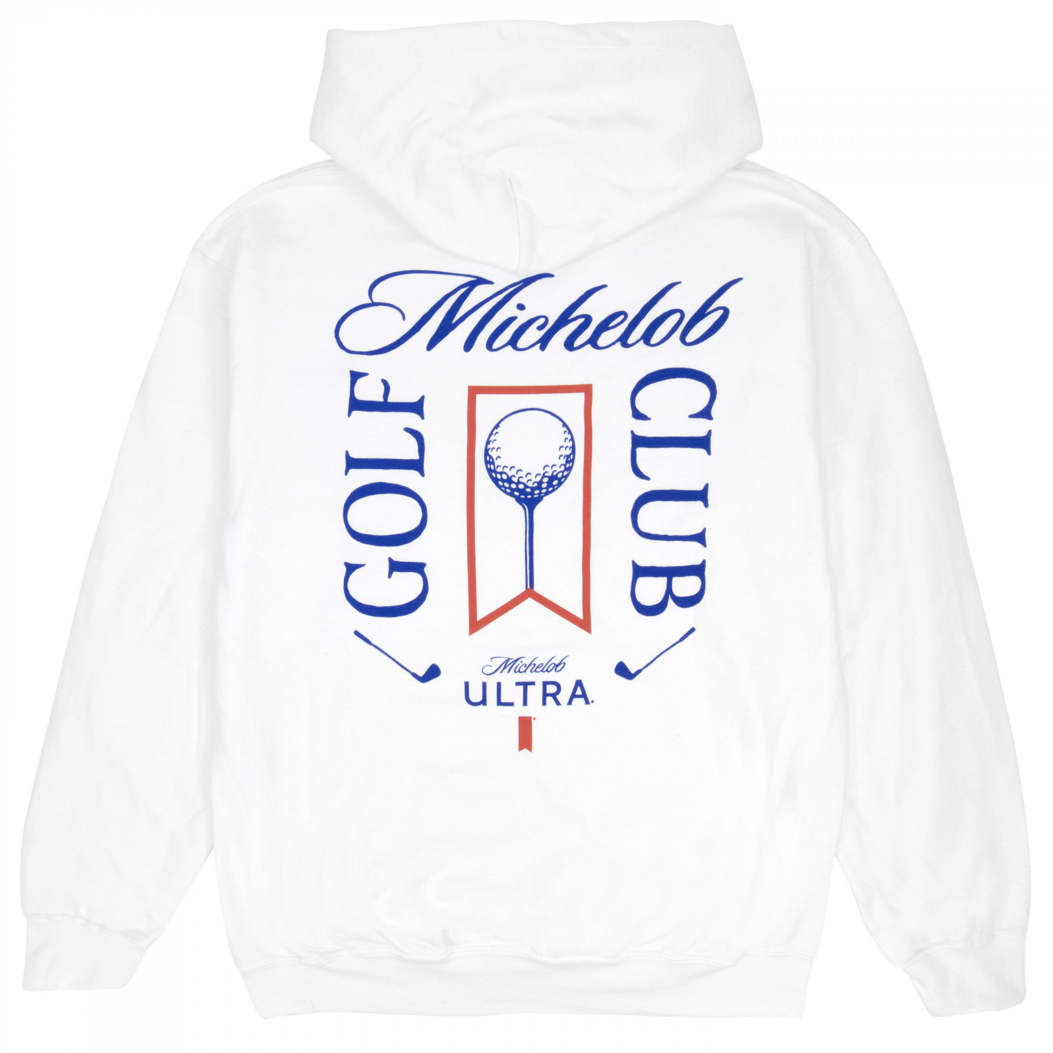 Michelob Golf Club Beige Front and Back Sweatshirt Hoodie