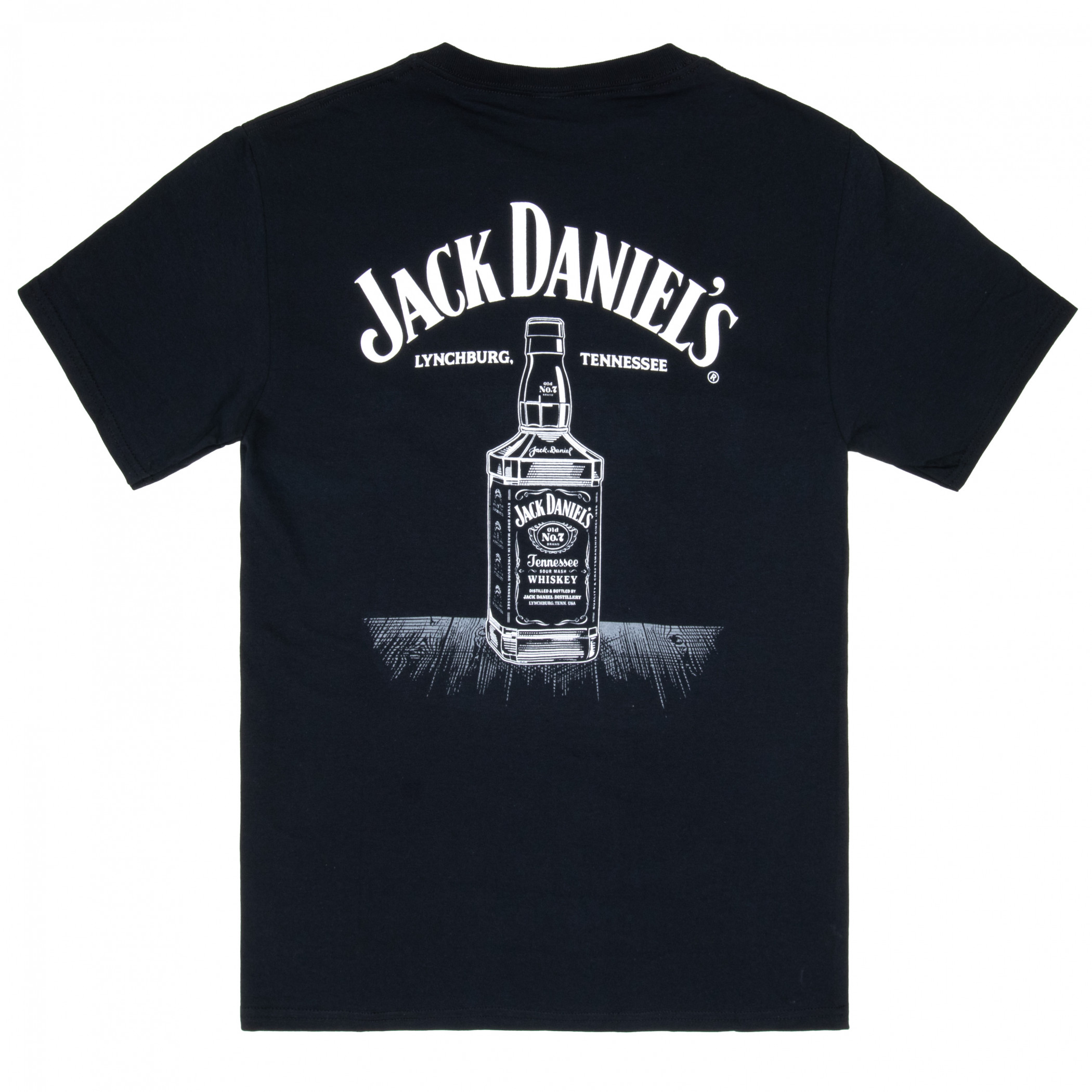 Jack Daniel's Line Art Bottle T-Shirt
