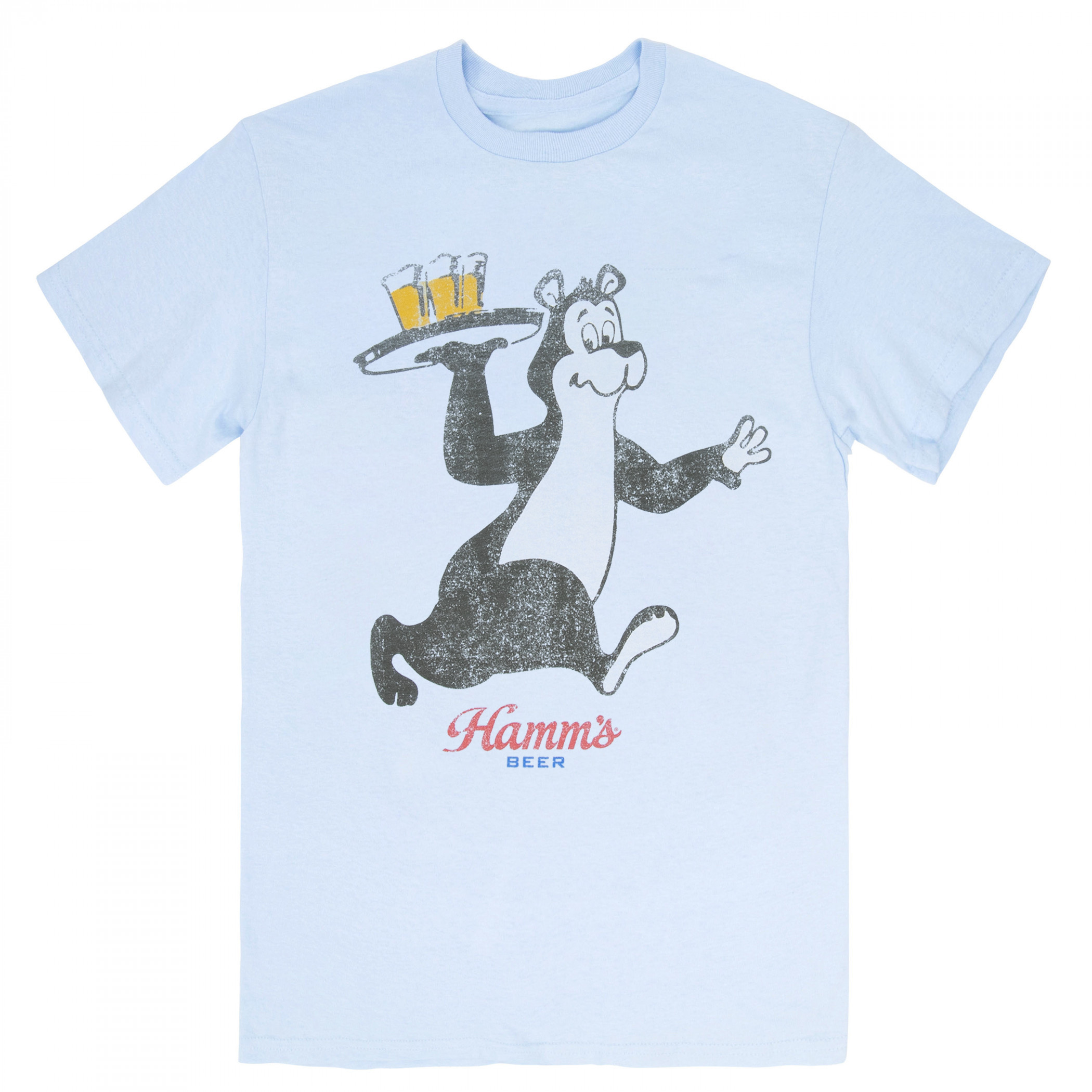 Hamm's Beer Bear Waiting Tables T-Shirt