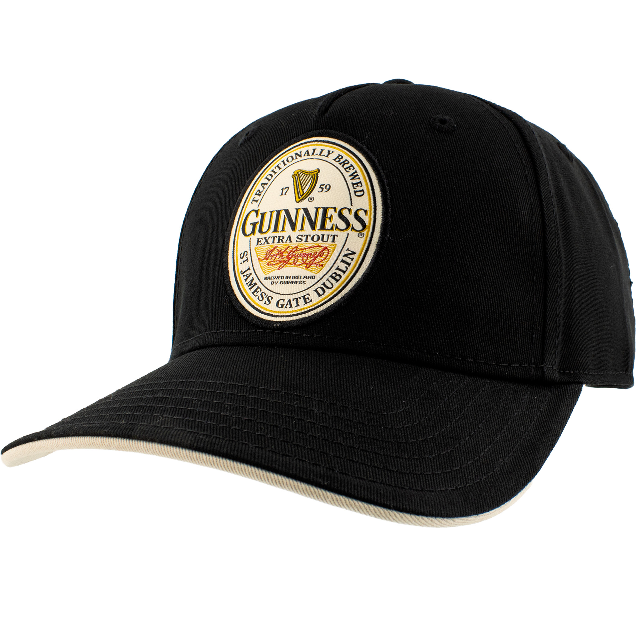 Guinness Black English Label Adjustable Hat