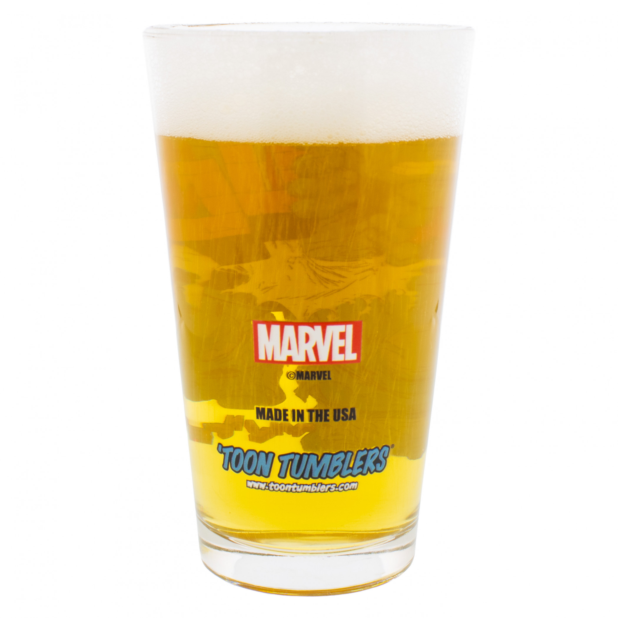 Grey Hulk Strength Pint Glass
