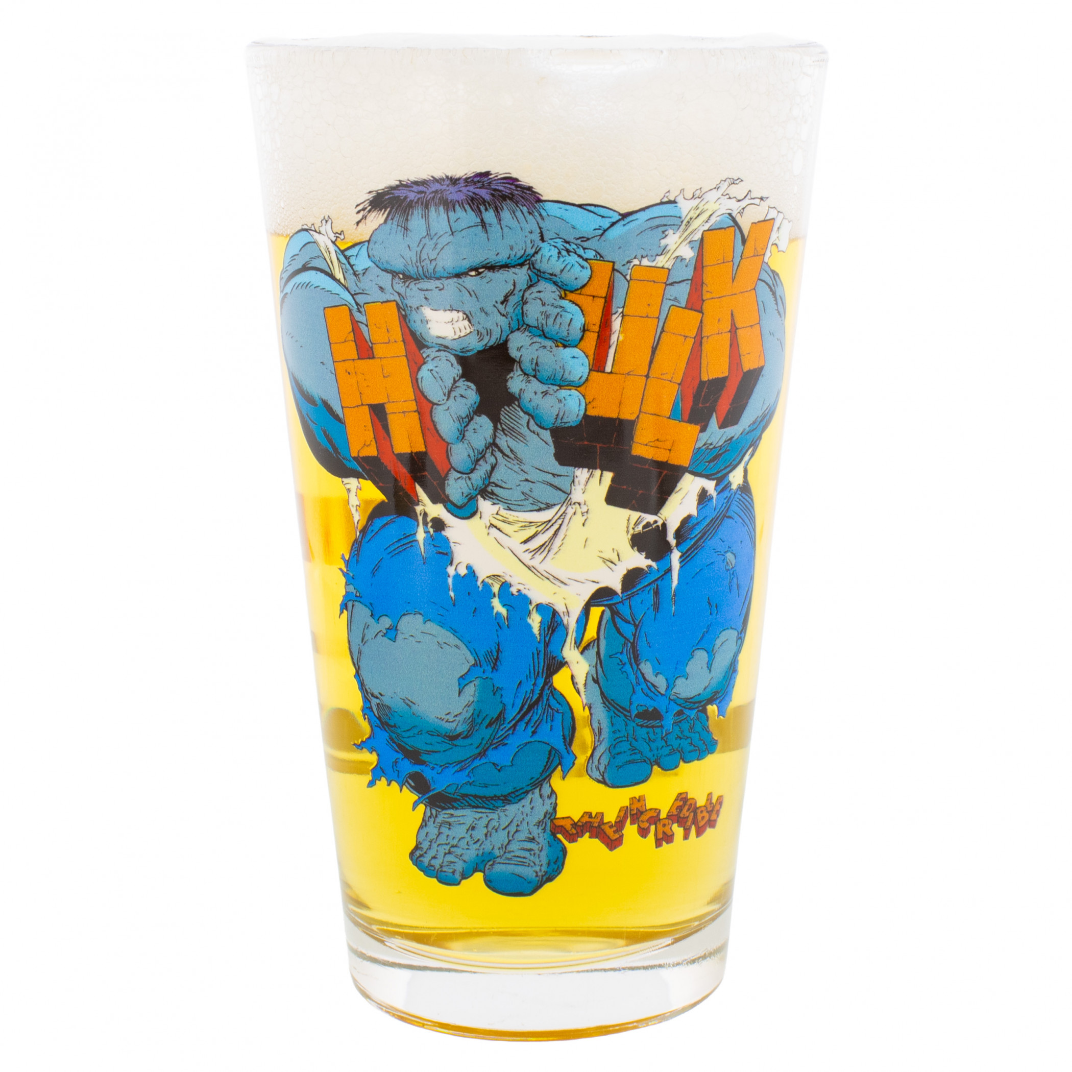 Grey Hulk Strength Pint Glass