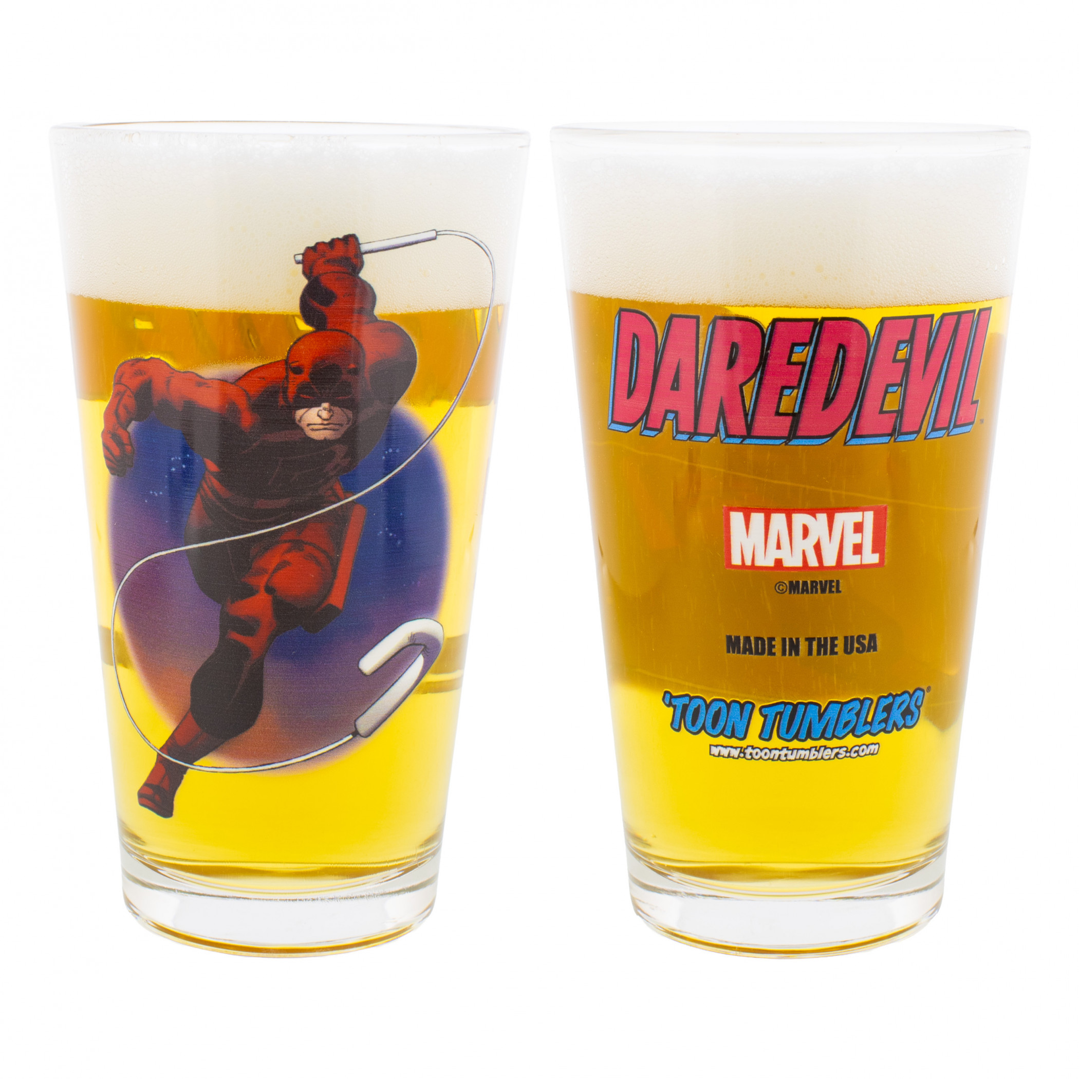 Dare Devil II Comic Art Pint Glass