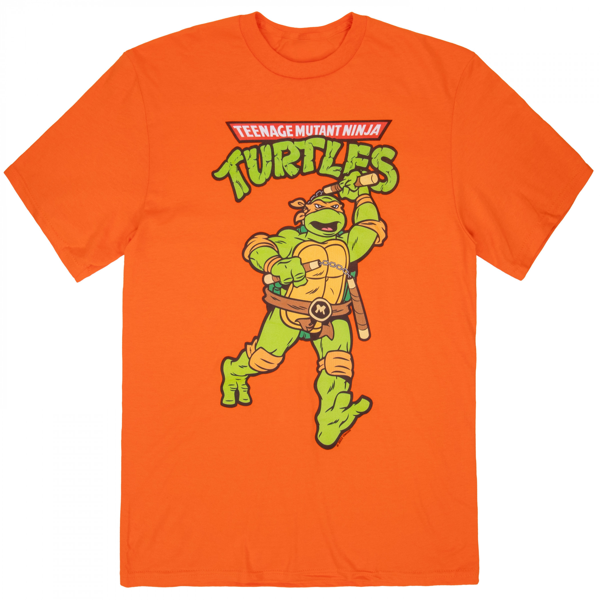 Teenage Mutant Ninja Turtles Retro Mikey T-Shirt, Orange
