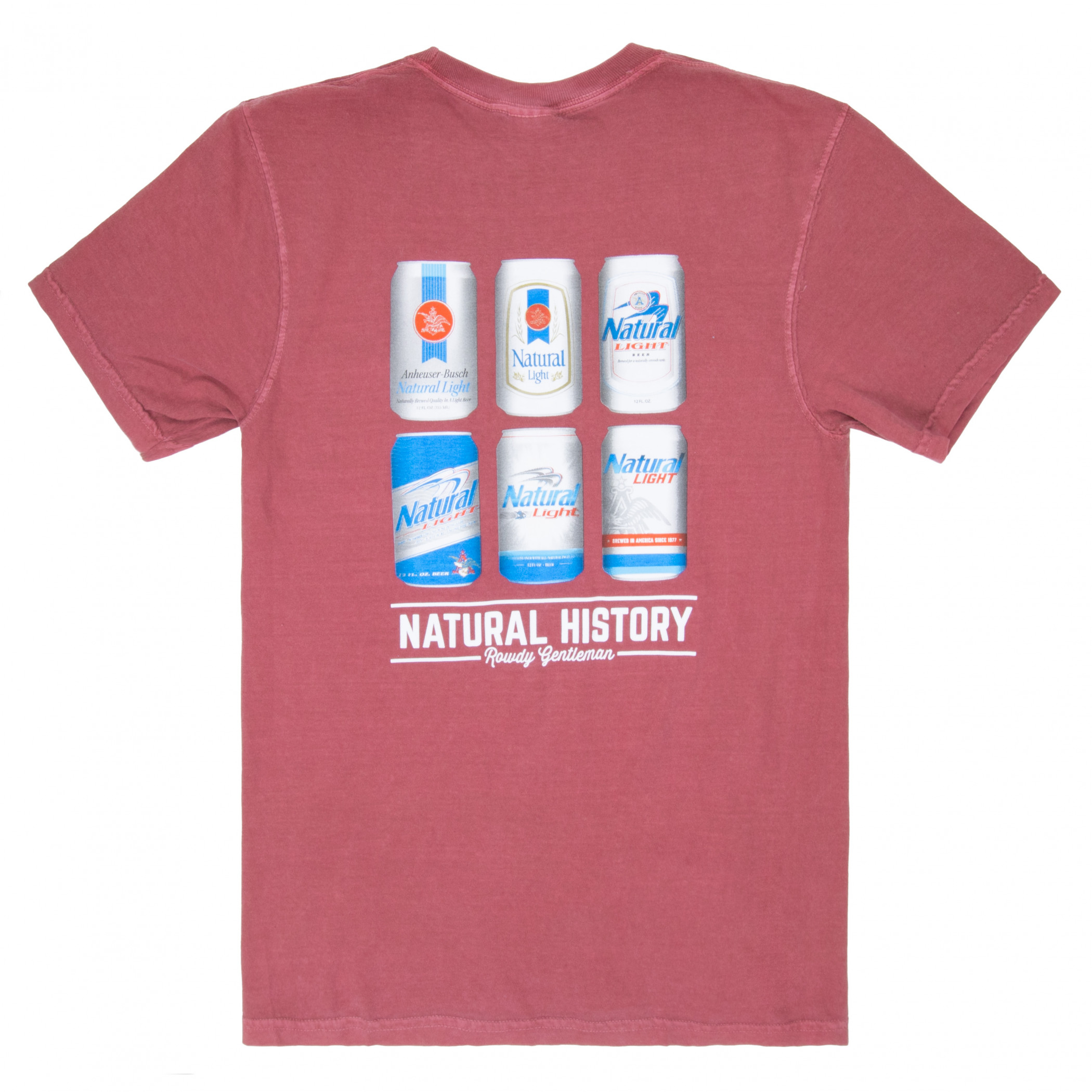 Natural Light Beer Natural History Pocket T-Shirt - image 3