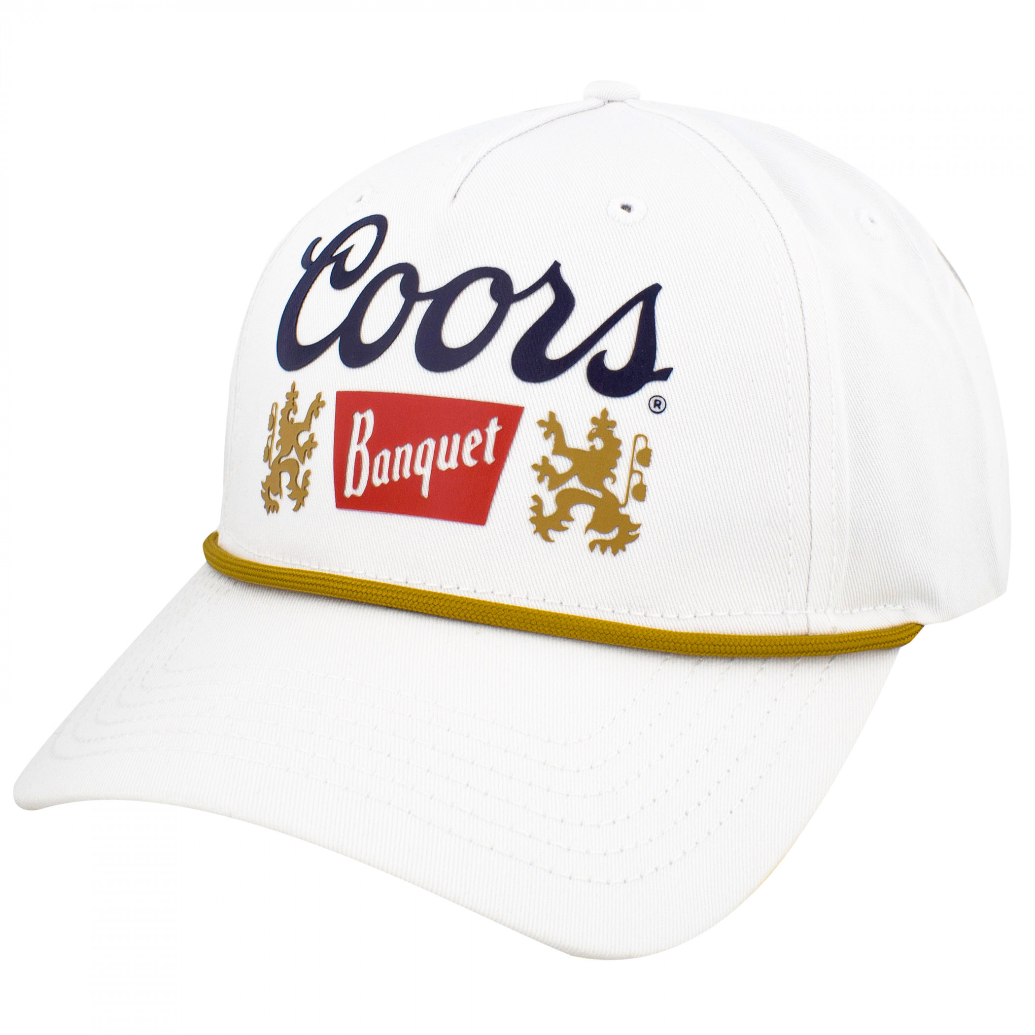 Coors Banquet Gold Rope Adjustable Golfer Hat