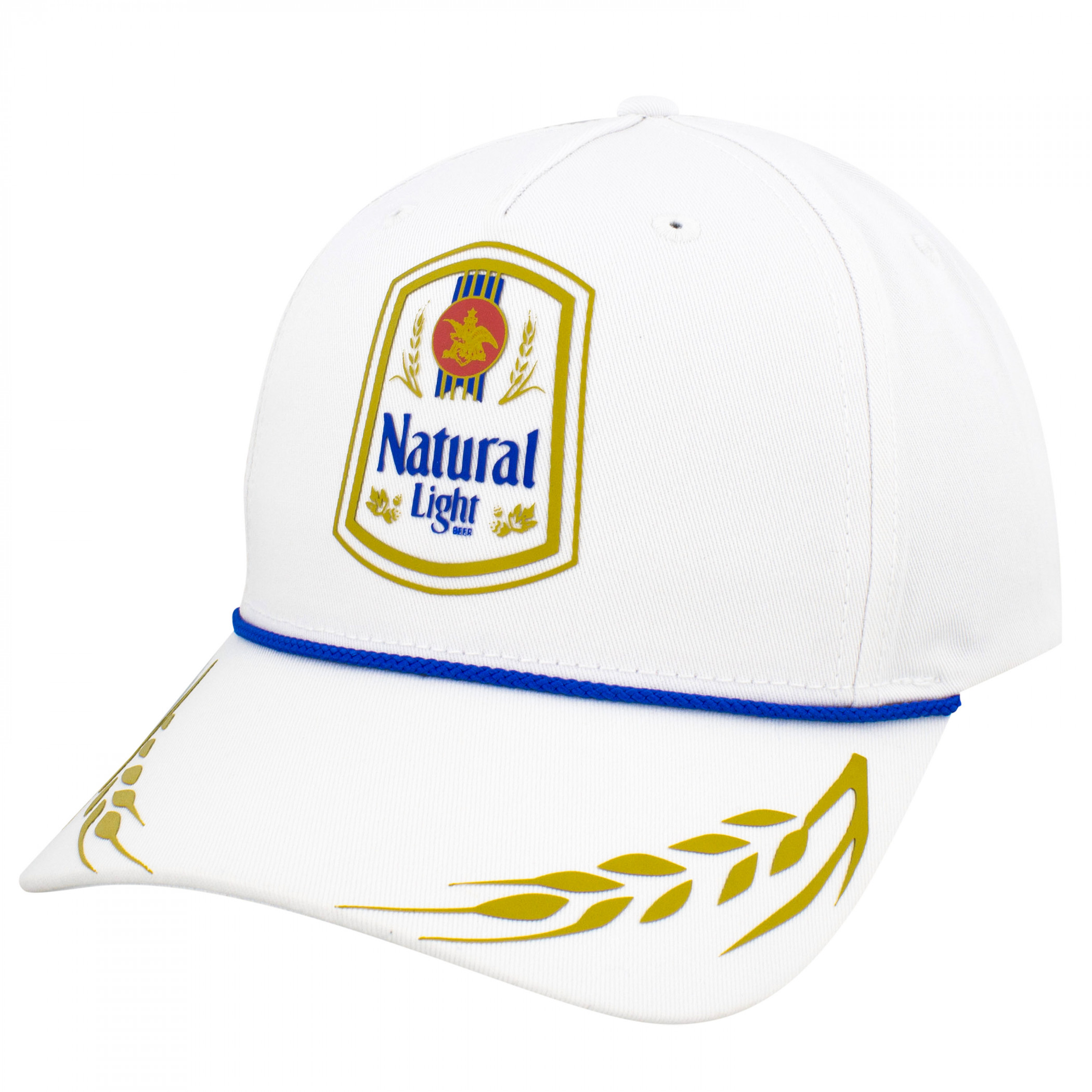 Natural Light Golden Laurels Rope Golfer Hat