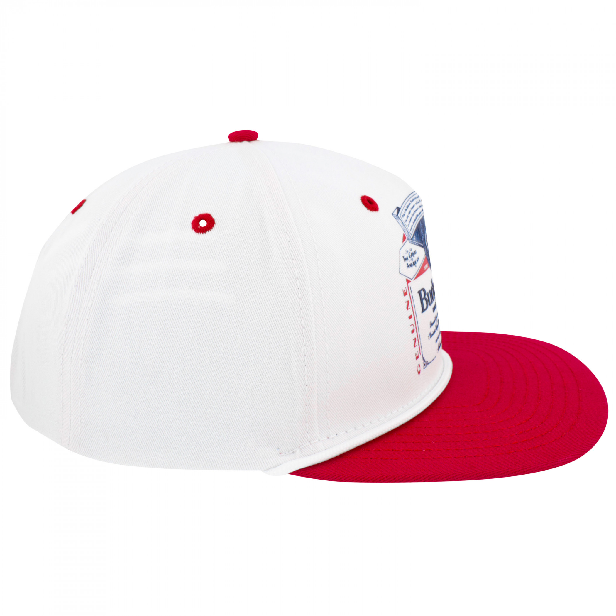 Budweiser Retro White Rope Golfer Hat