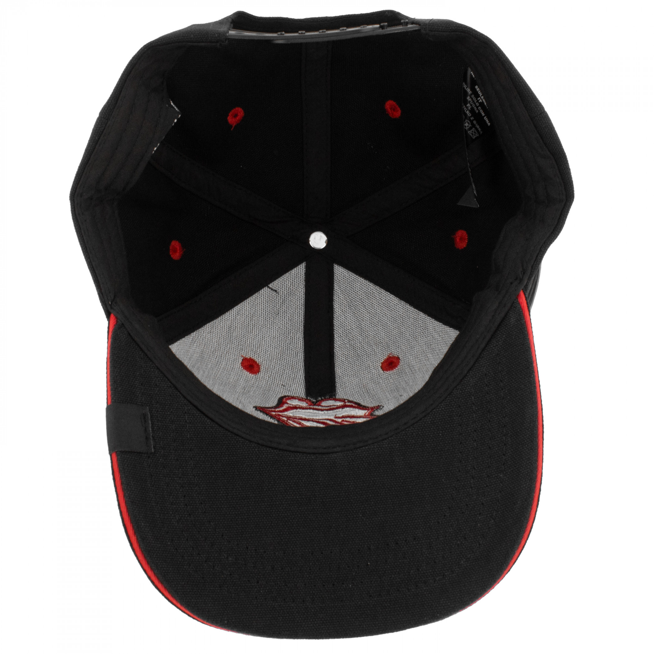 The Rolling Stones Logo Adjustable Snapback Hat