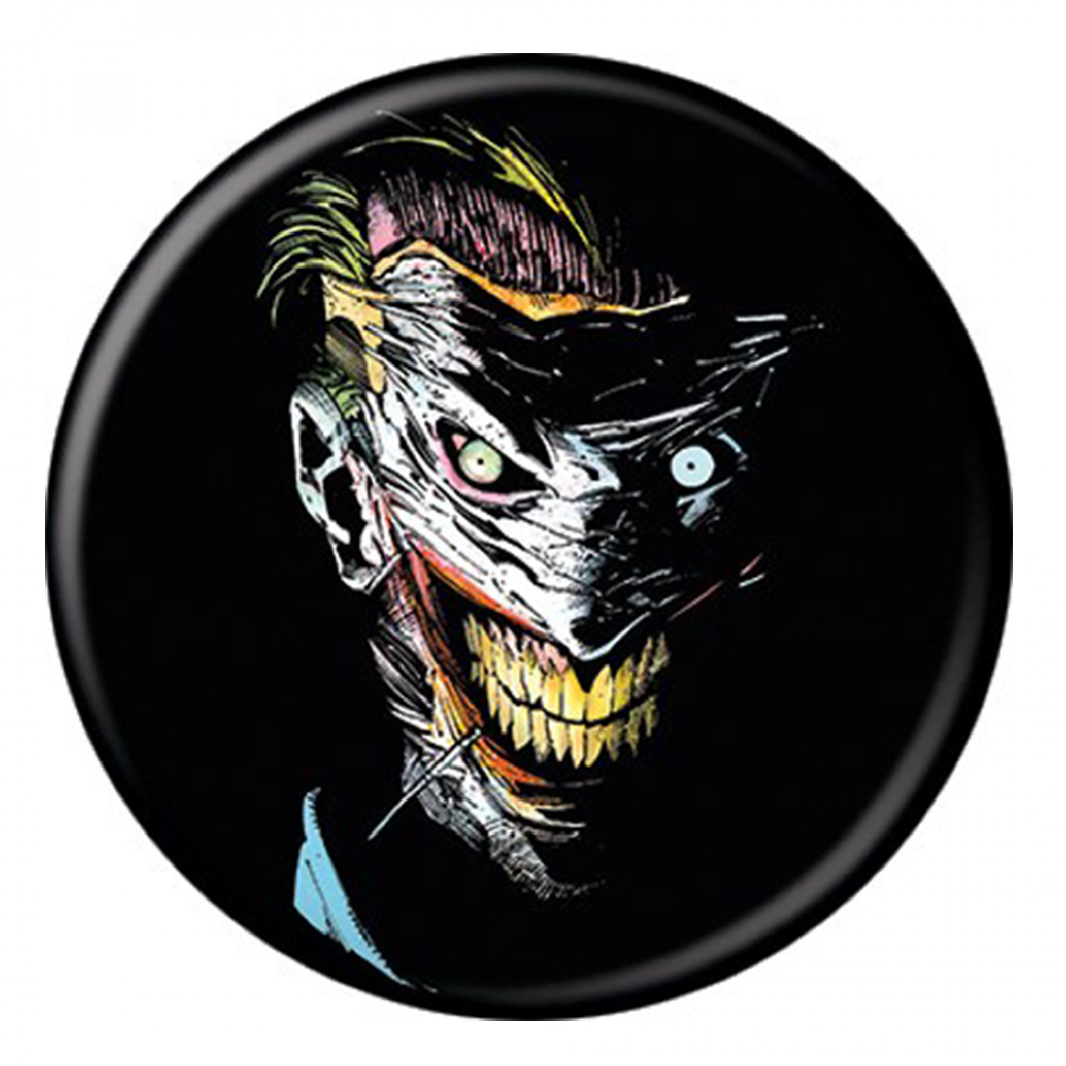 DC Comics Joker Face-Off Button, Multi-Color