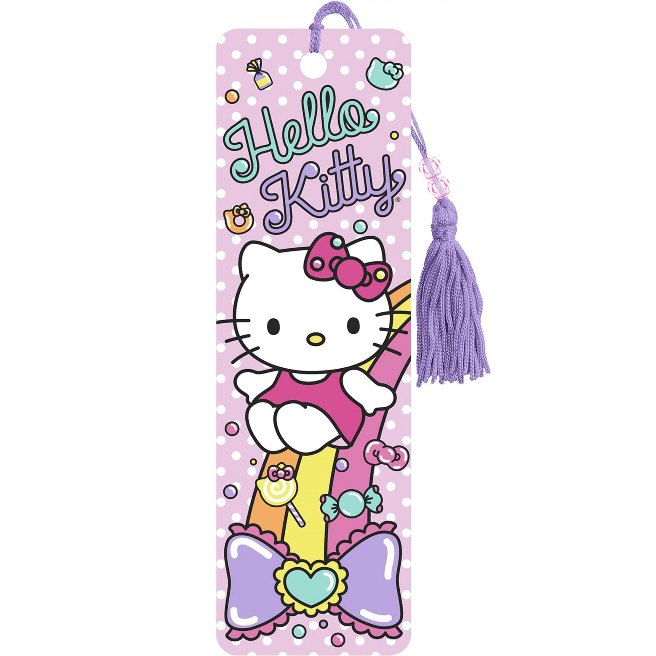 Hello Kitty Rainbow Slide Premier Bookmark, Pink