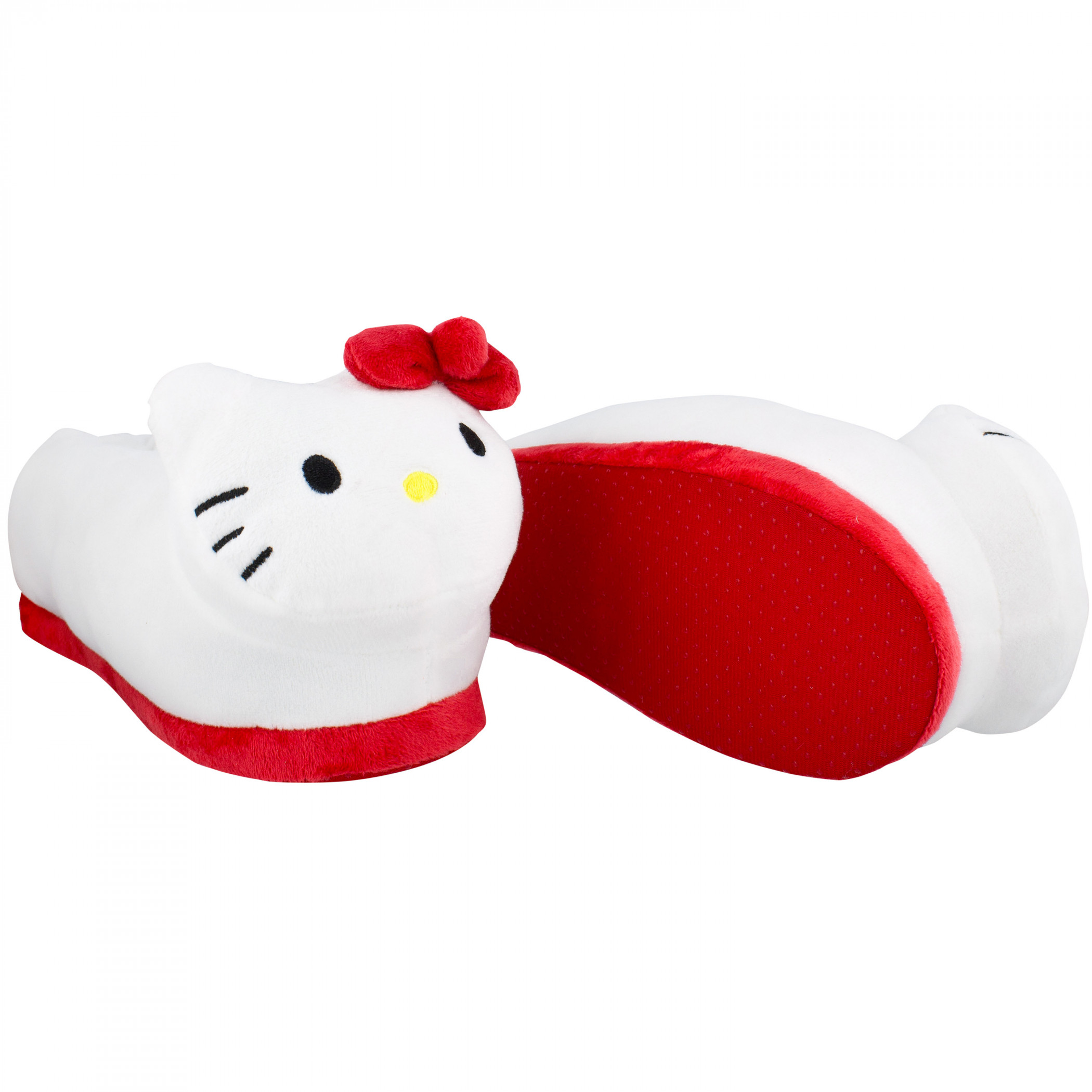 Hello Kitty 3D Plush Face Women's Slippers, Multi-Color