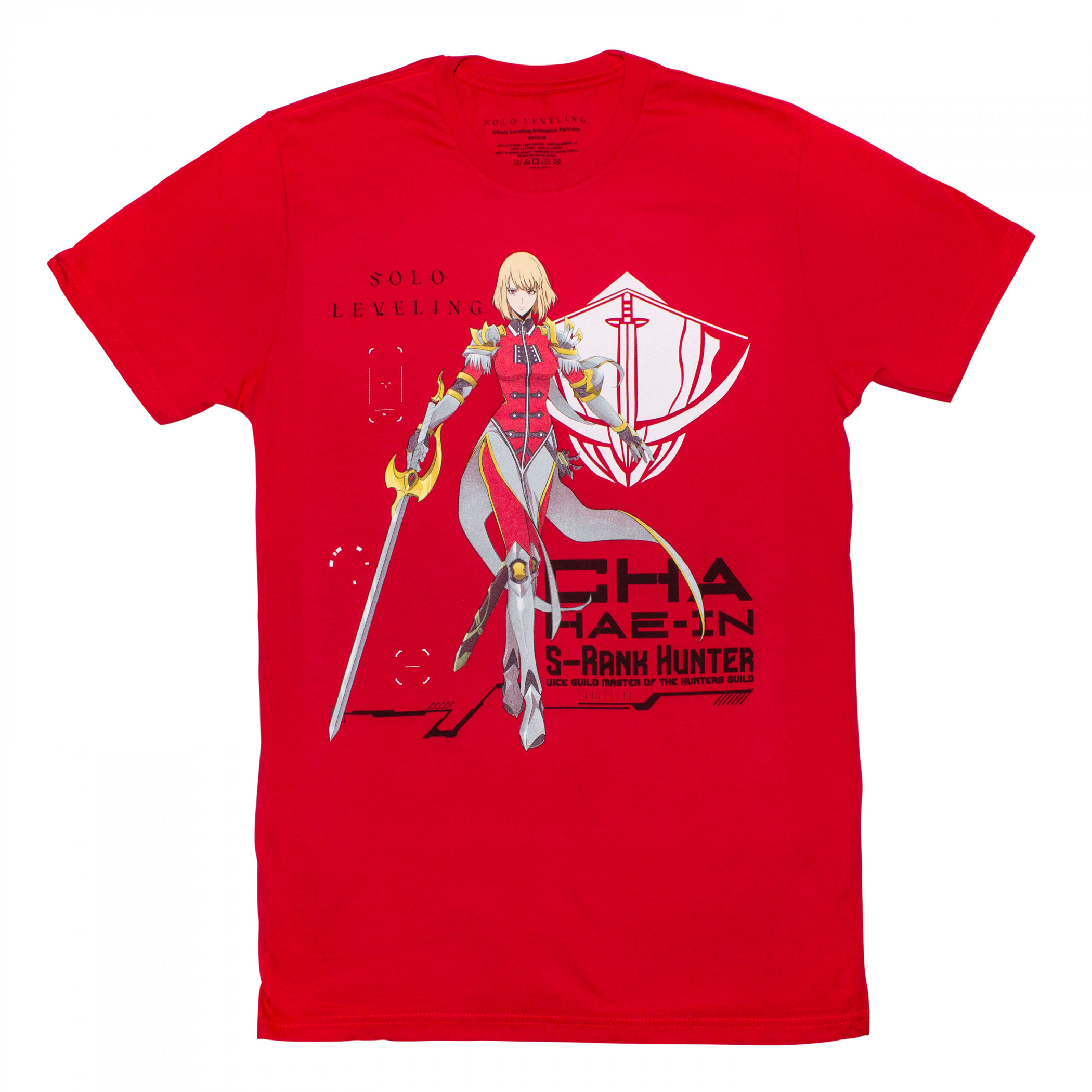 Solo Leveling Cha Hae-In Red T-Shirt, Red