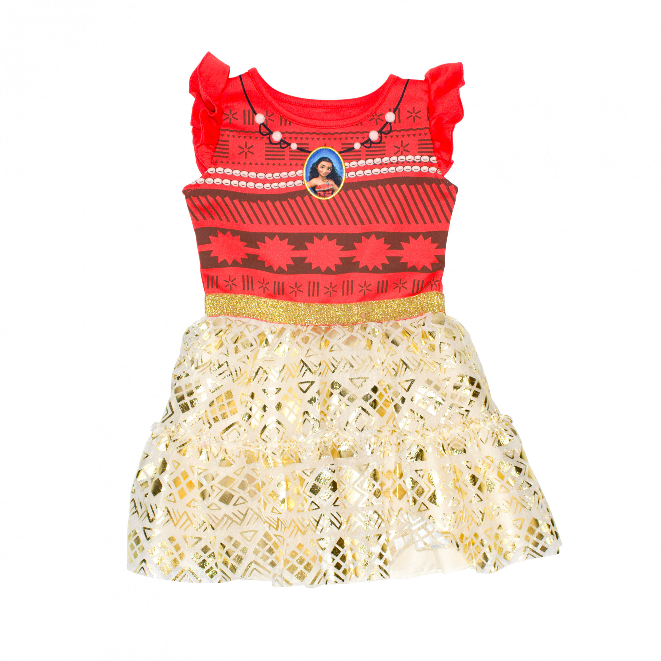 Disney Moana Cosplay Toddler's Princess Dress Multi-Color