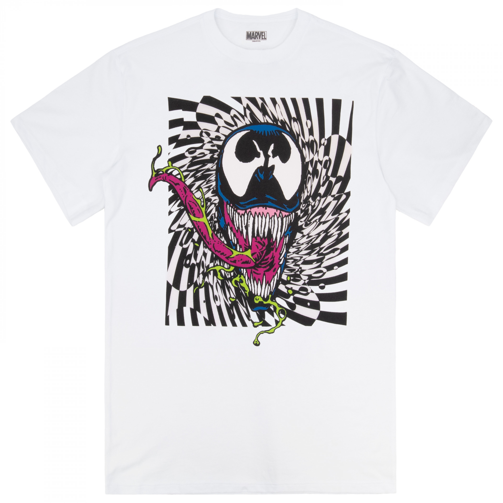 Venom Retro Illusion T-Shirt, White