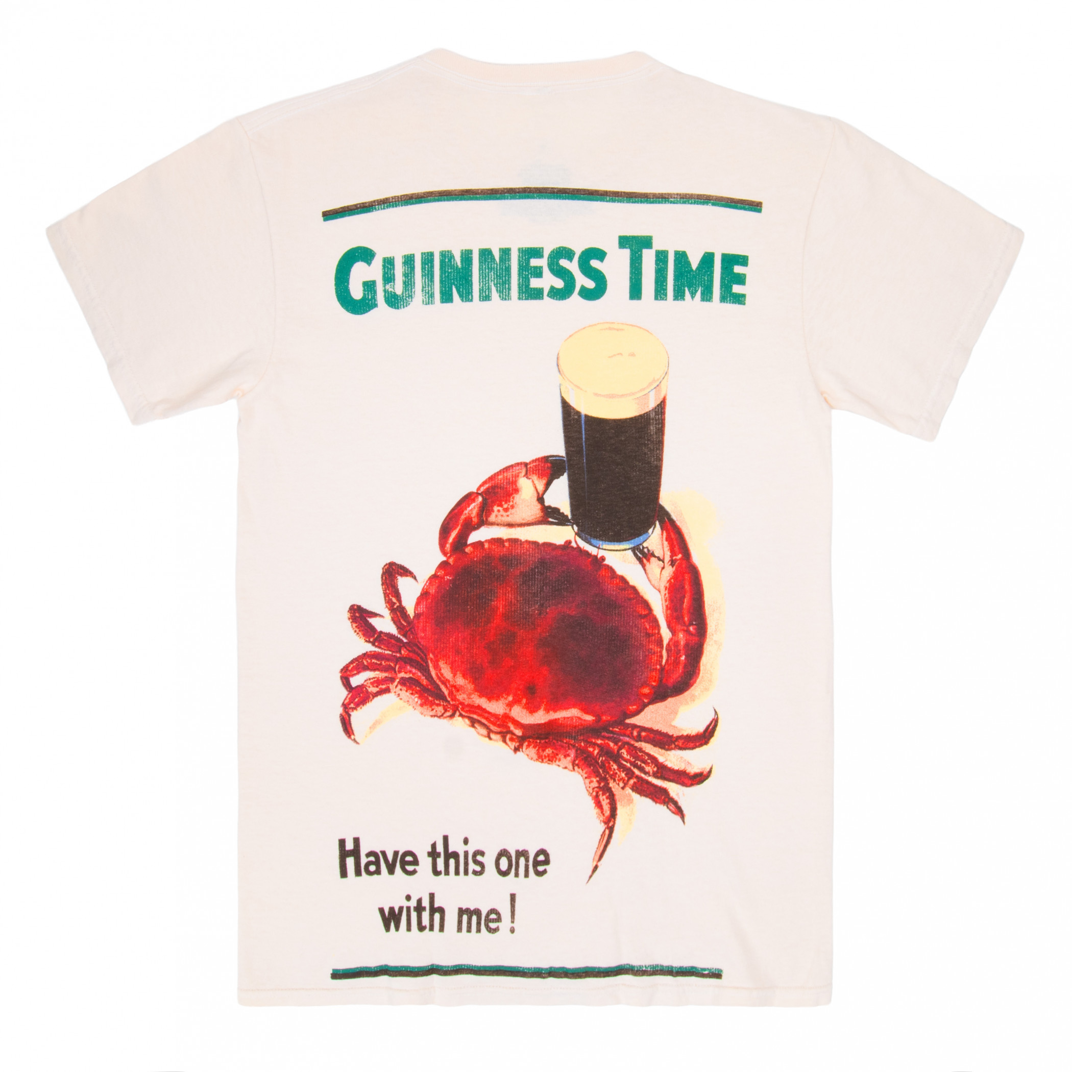 Guinness Time Have This One with Me! Front and Back Print T-Shirt