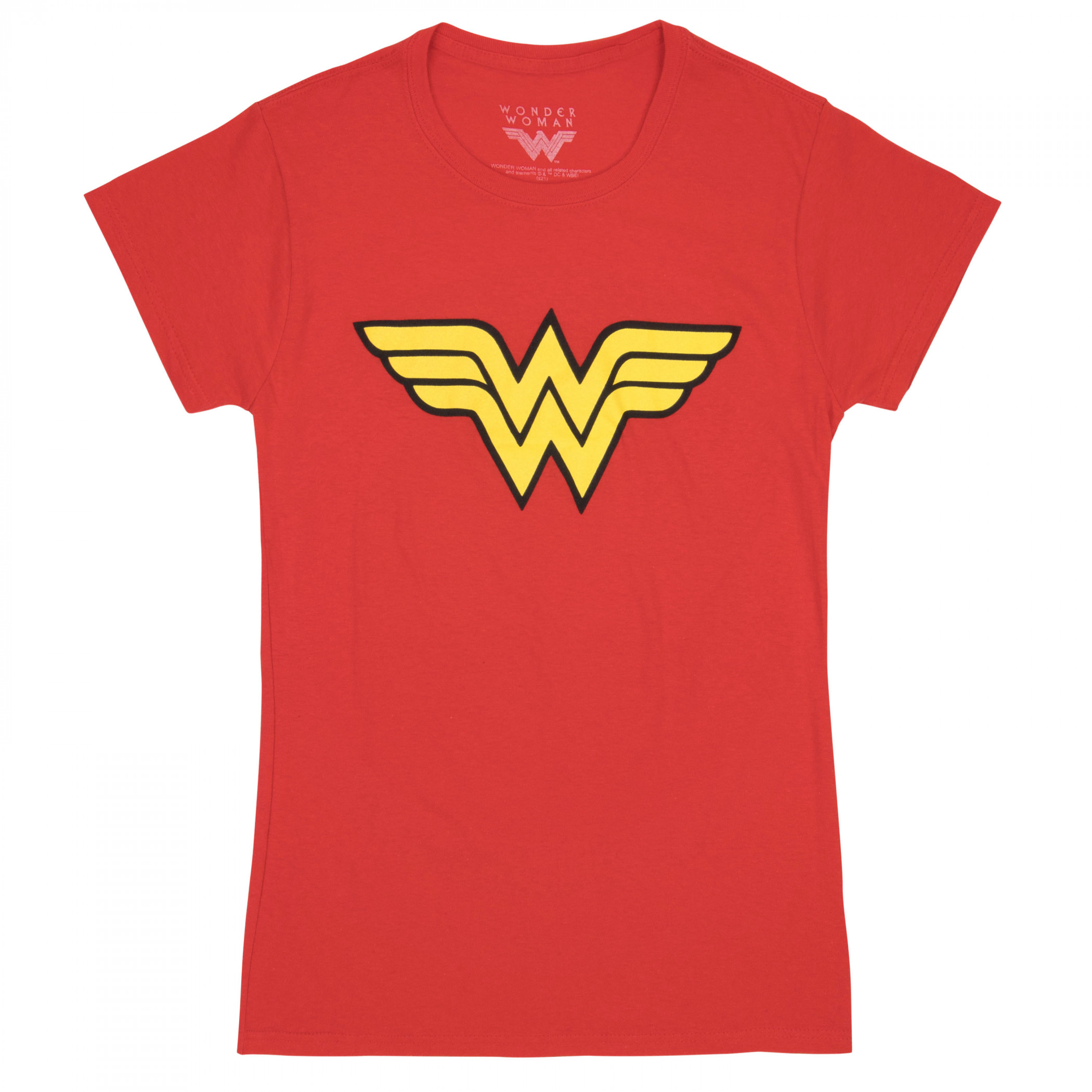 Wonder Woman Classic Logo Women's T-Shirt, Red
