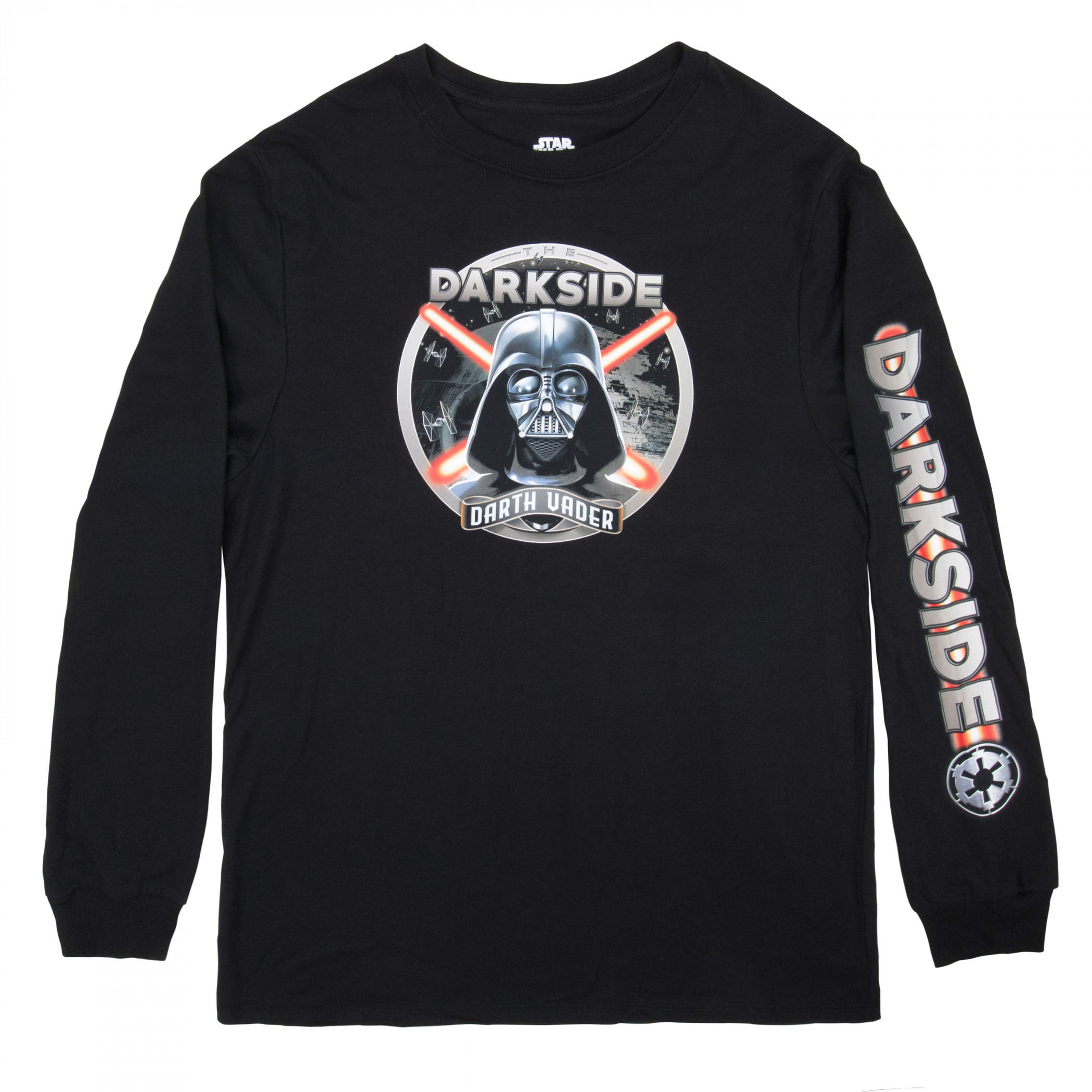 Star Wars Darth Vader Darkside Long-Sleeved Shirt, Black
