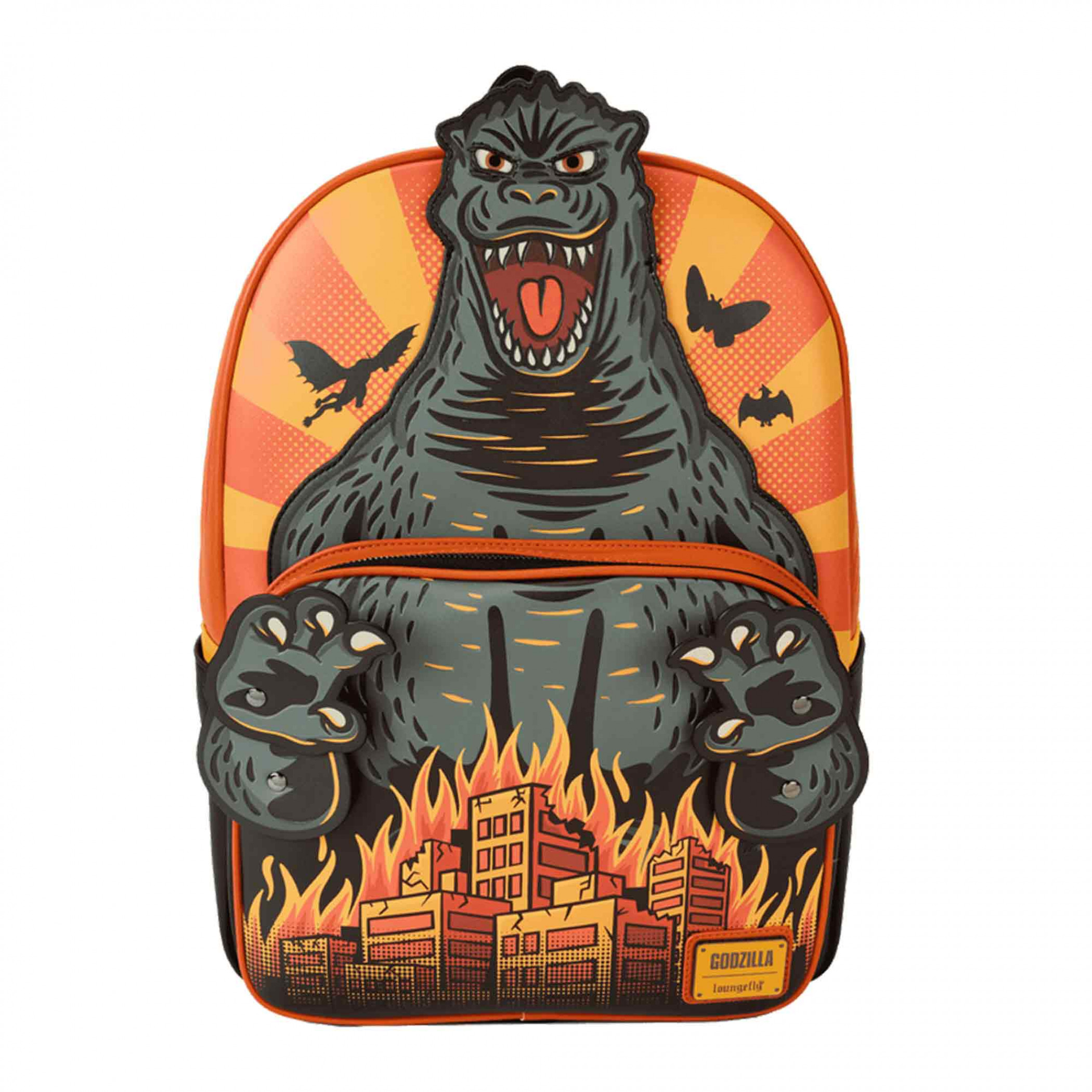 Godzilla Cosplay Full-Size Backpack By Loungefly, Multi-Color