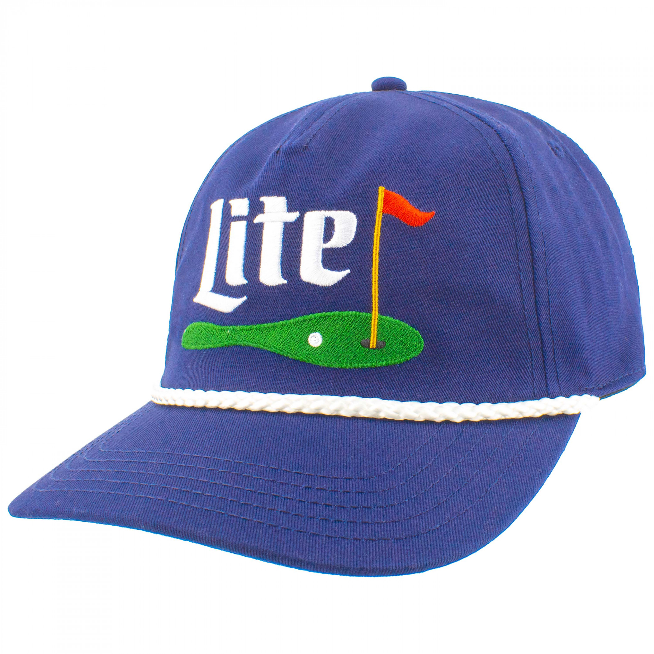 Miller Lite Golf Adjustable Rope Hat