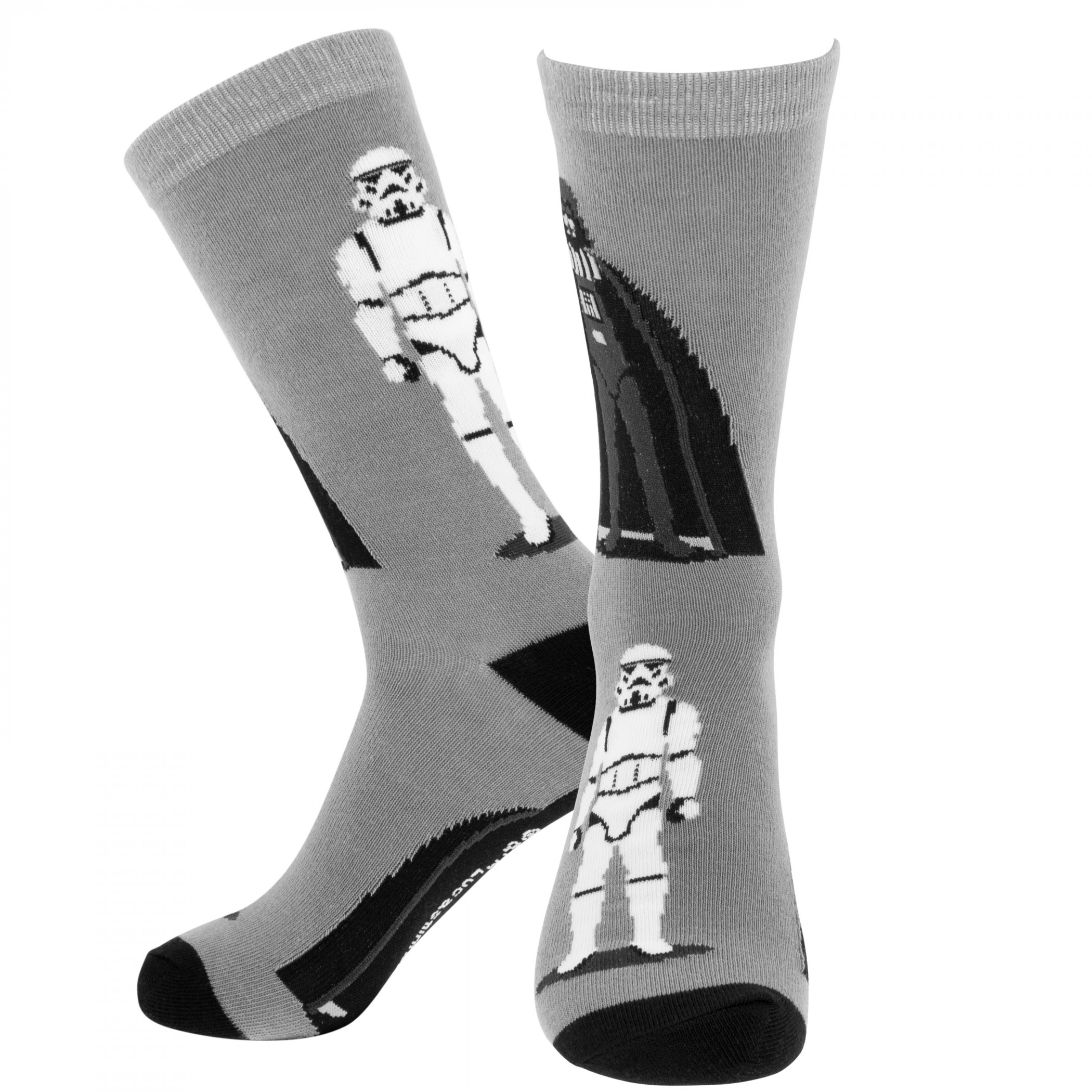 Star Wars Darth Vader and Stormtroopers Crew Socks, Multi-Color