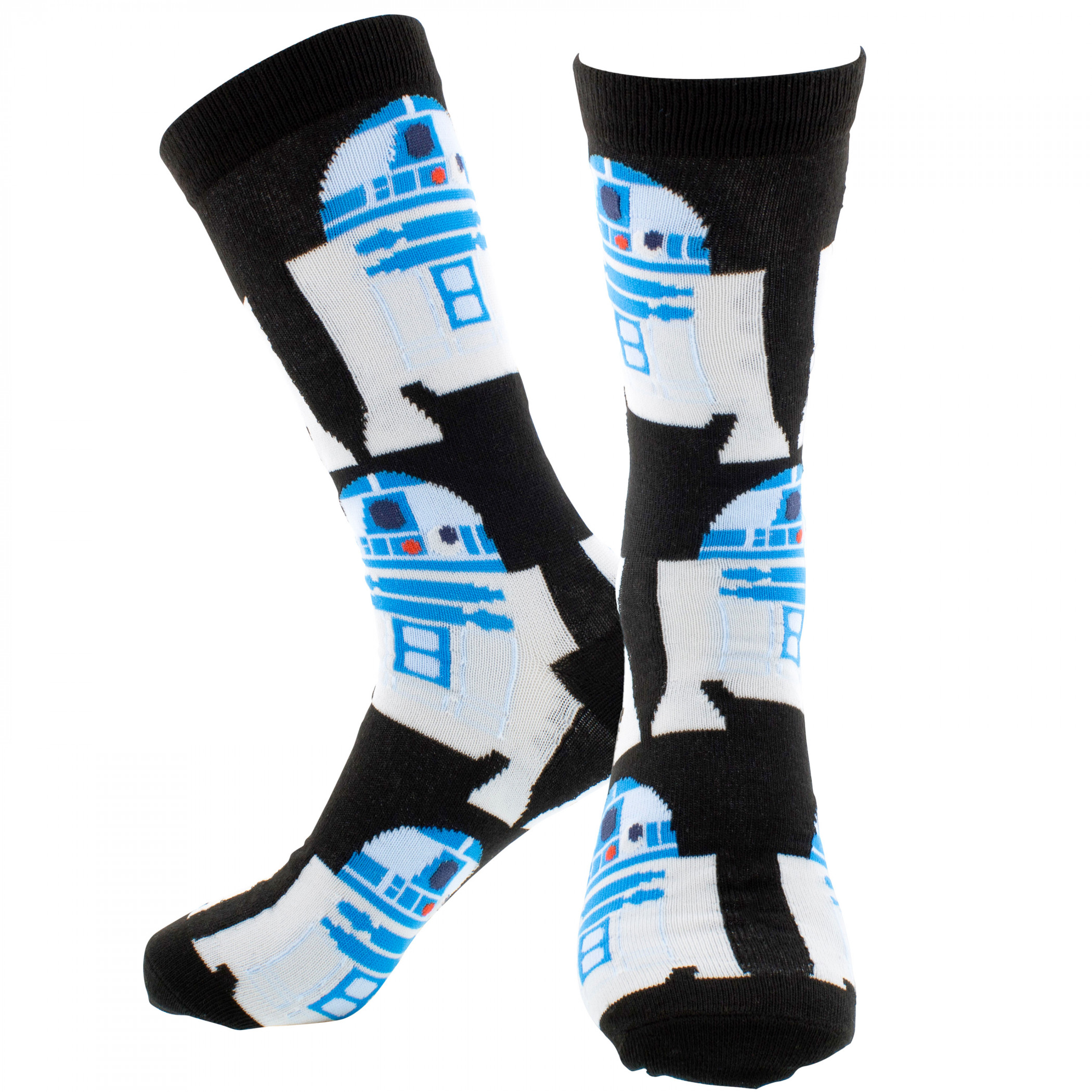 Star Wars R2-D2 Pop Art Crew Socks, Black