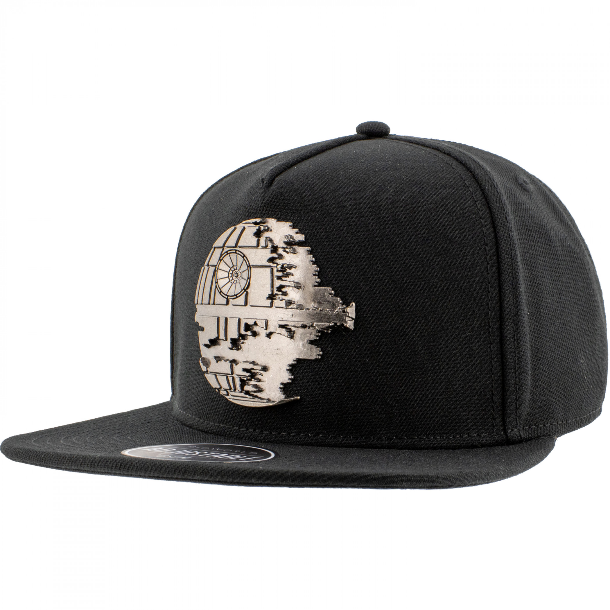 Star Wars Destroyed Death Star Flatbill Snapback Hat, Black