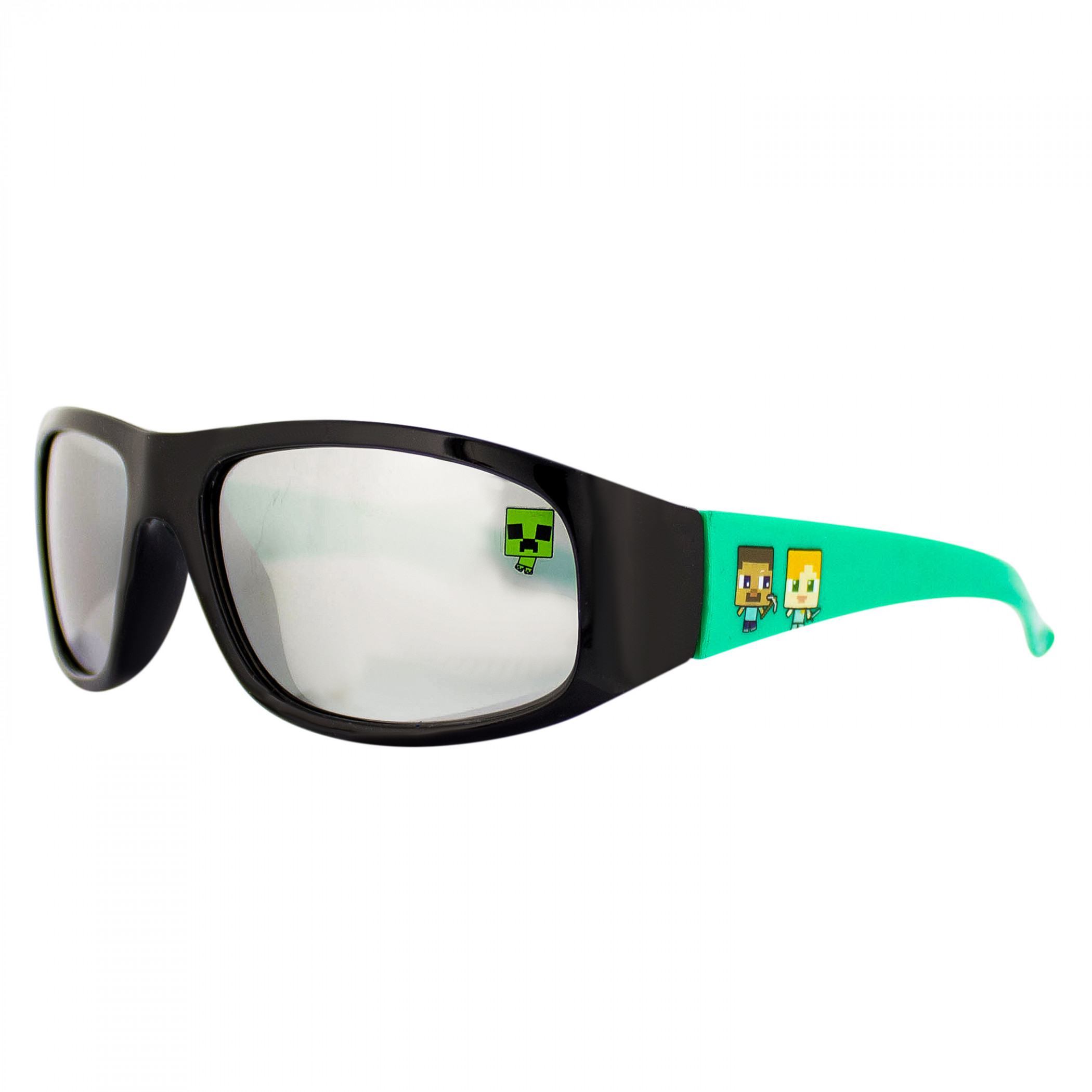 Minecraft Steve and Alex Kid's Blue Light Blocking Glasses Set, Green