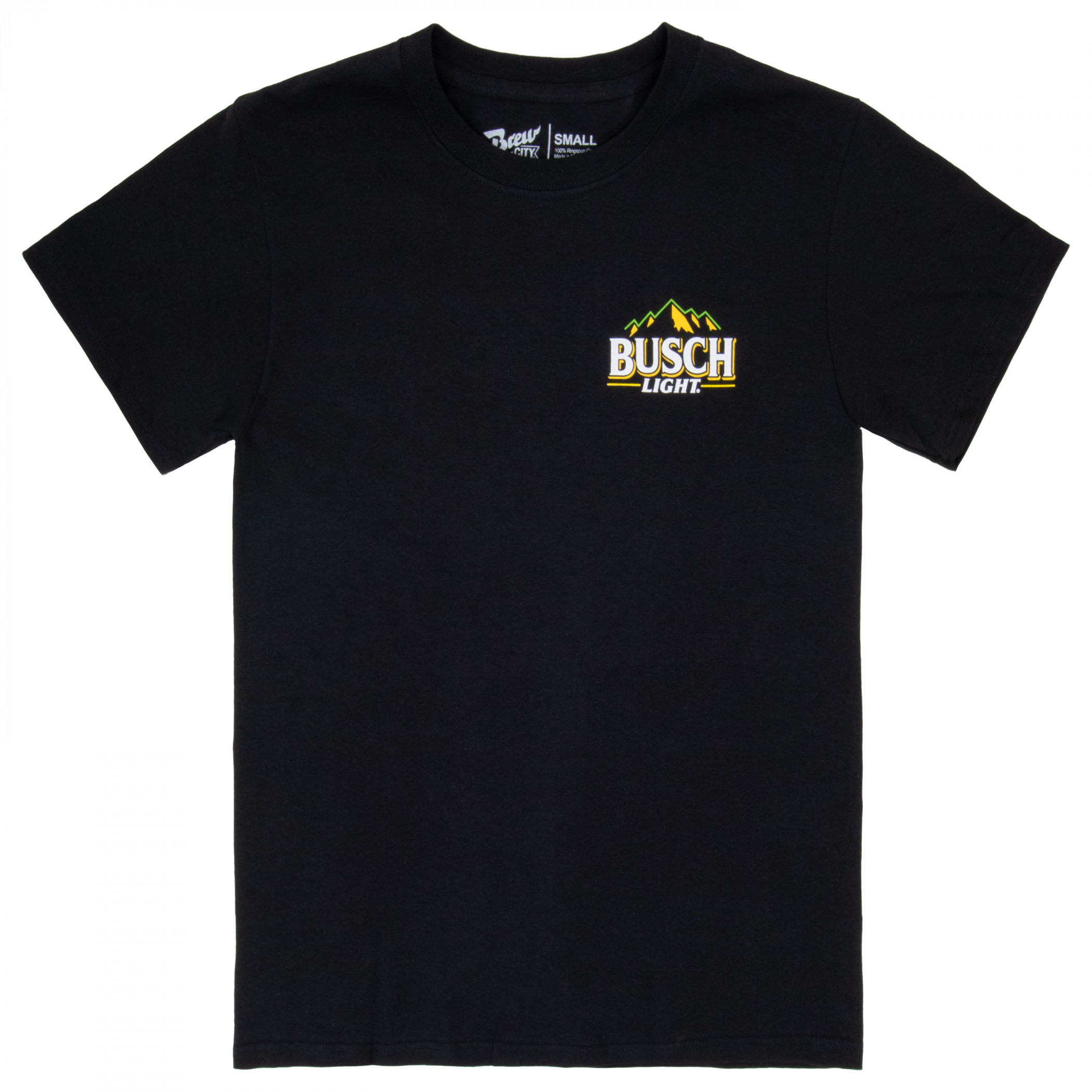Busch Light Corn Field White Text Front And Back T-Shirt