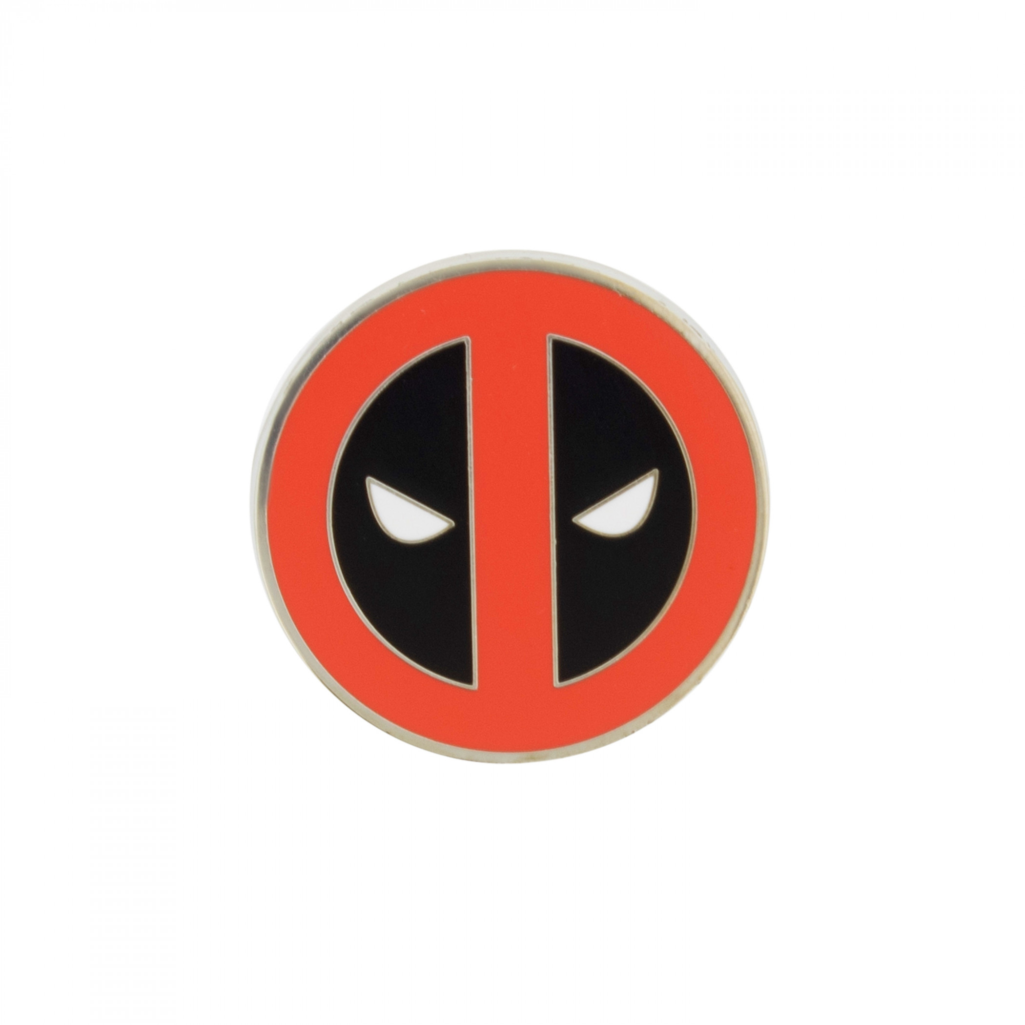 Deadpool Classic Logo Enamel Pin, Red
