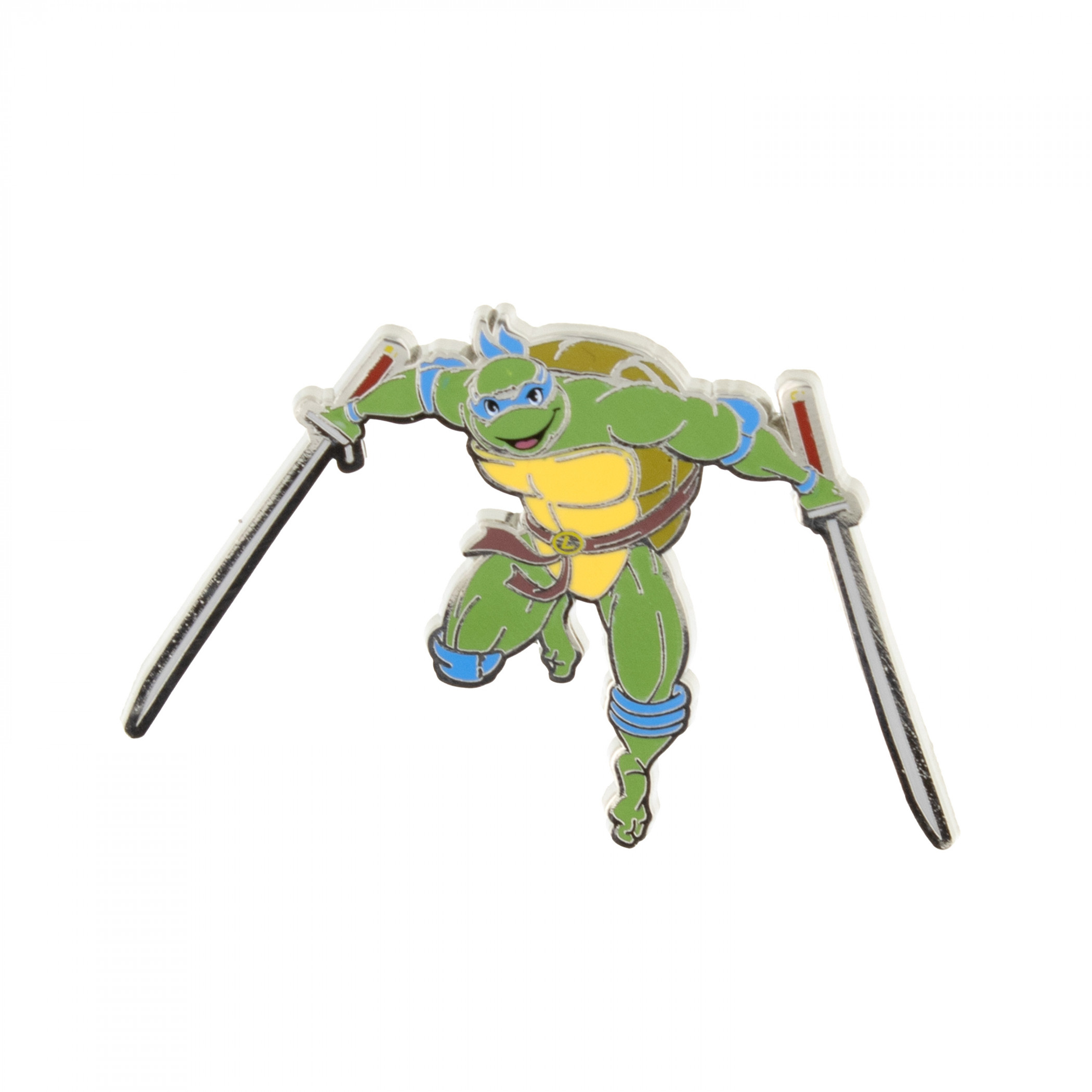 Teenage Mutant Ninja Turtles Leonardo Ready for Battle Enamel Pin, Multi-Color