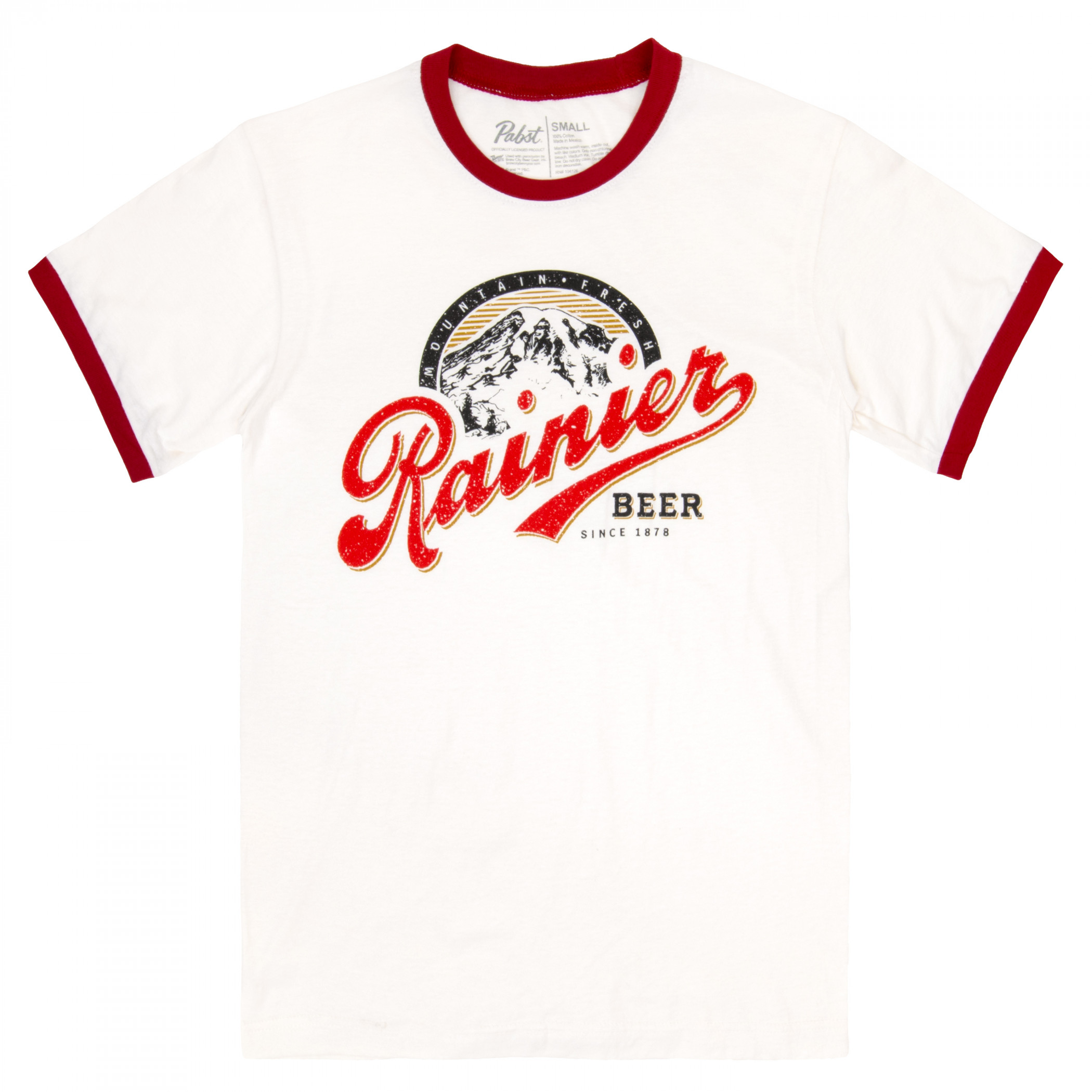 Rainier Beer Mountain Fresh Ringer T-Shirt