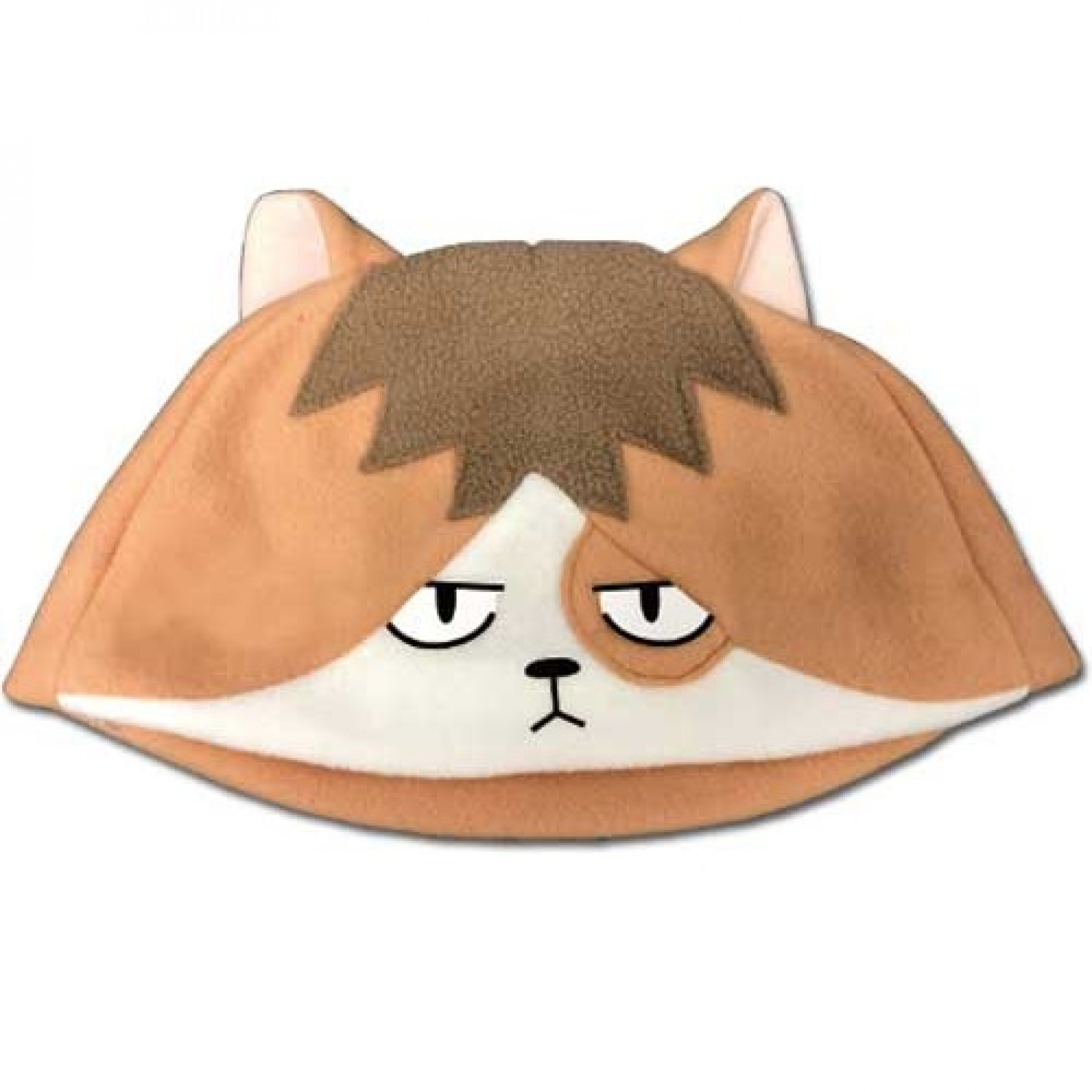 Haikyu!! Kodume Cat Fleece Beanie, Brown